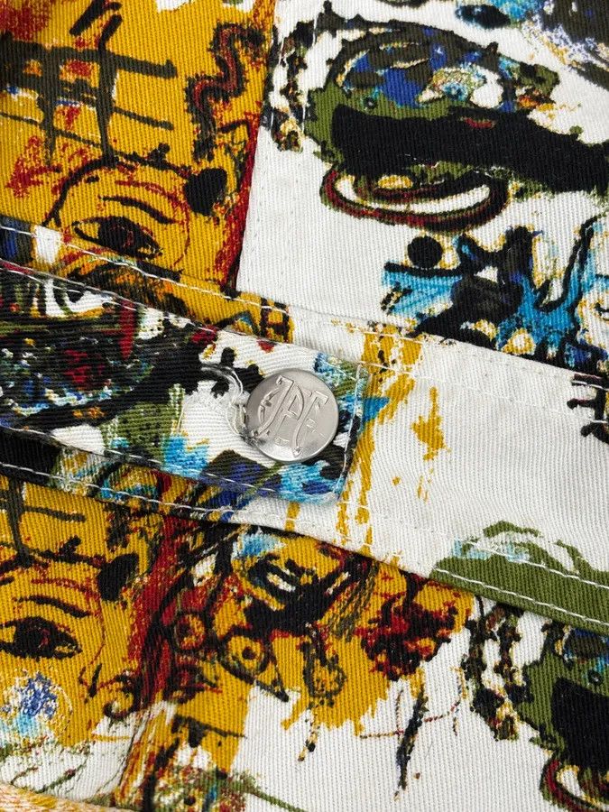 Jean Paul Gaultier SS2000 Jean Paul Gaultier Basquiat Zip-up White Jacket Size XS / US 0-2 / IT 36-38 - 9 Thumbnail