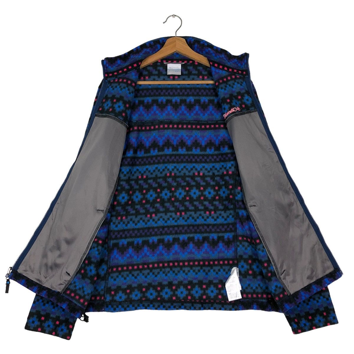 Japanese Brand 🔥VINTAGE FLEECE JACKET AZTEC NATIVE NAVAJO COLUMBIA Size US L / EU 52-54 / 3 - 12 Thumbnail