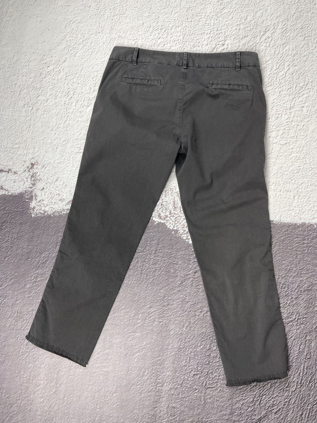 Nili Lotan Nili Lotan Pants Grey Drop Crotch Baggy Trousers Side Stripe Size 30" / US 8 / IT 44 - 3 Thumbnail