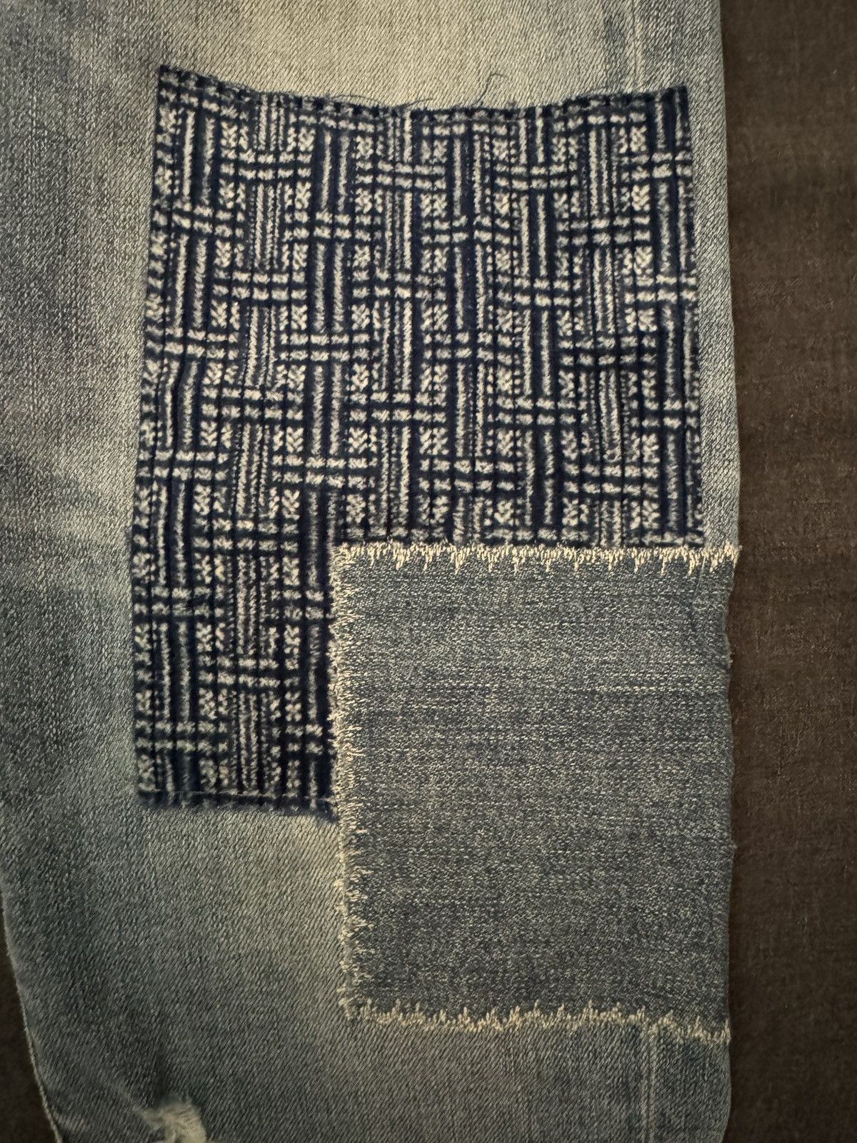 Amiri amiri japanese repair rosebowl jeans patchwork Size US 32 / EU 48 - 3 Thumbnail