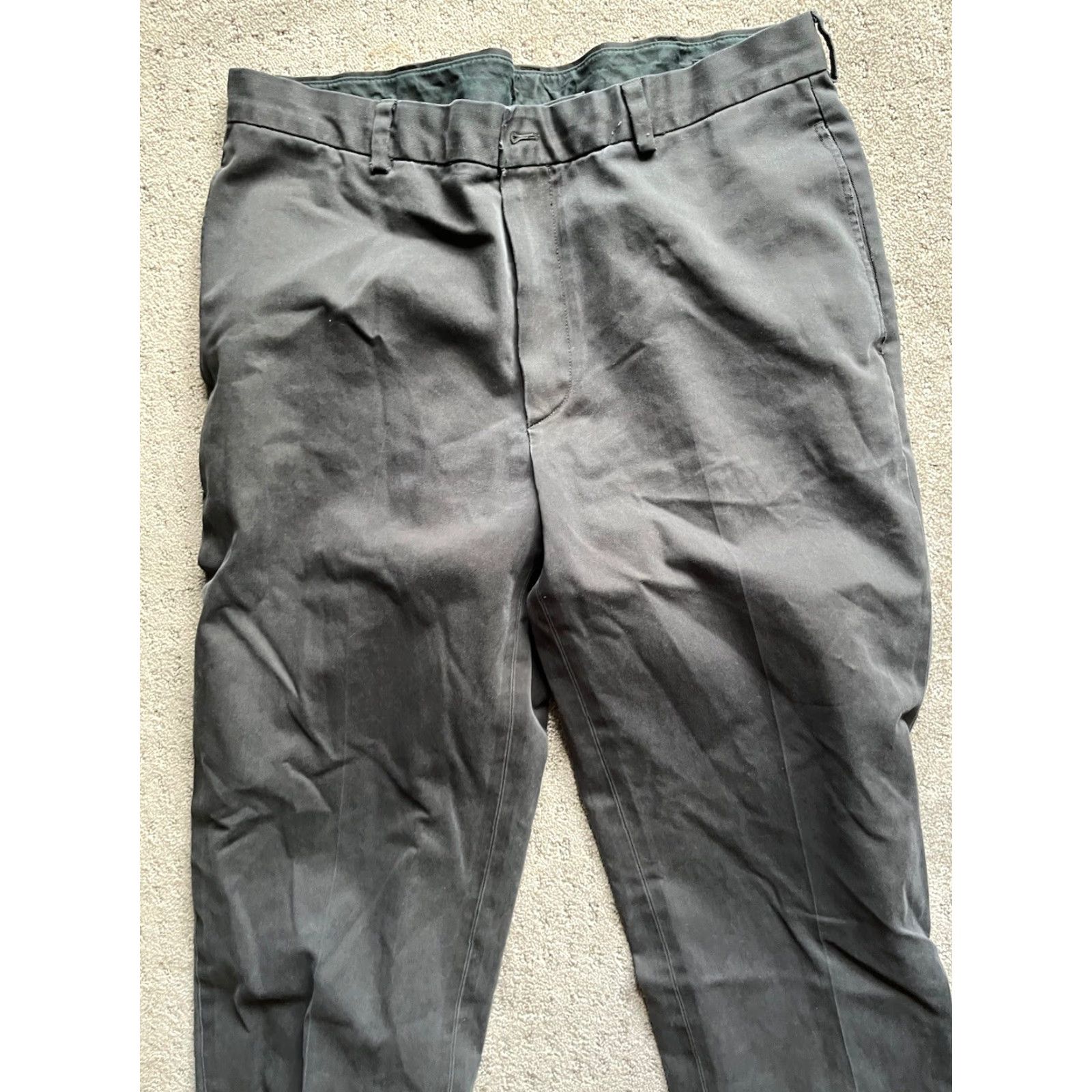 Brooks Brothers VINTAGE Brooks Brothers Men Chino Pants Black 36x32 Clark Fit Advantage Flat Front Regular Bonded Cotton 90s? (Wait: avoid adding false decade) Size US 36 / EU 52 - 2 Thumbnail
