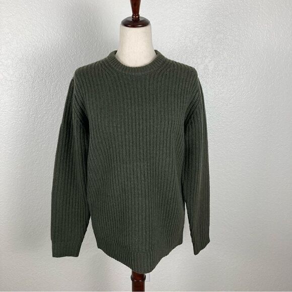 Taylor Stitch Taylor Stitch The Wharf Sweater 100% Merino wool Dark Olive Size US S / EU 44-46 / 1 - 6 Thumbnail
