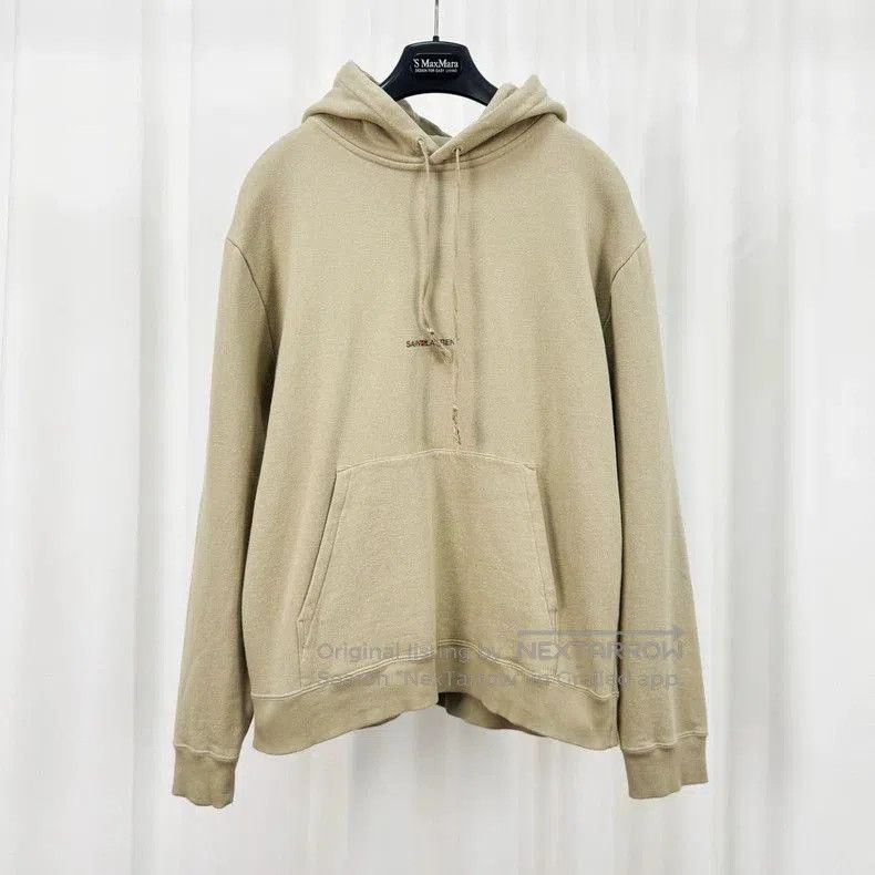 Saint Laurent Paris Saint Laurent Printed Letter Hoodie. Size US XL / EU 56 / 4 - 1 Thumbnail