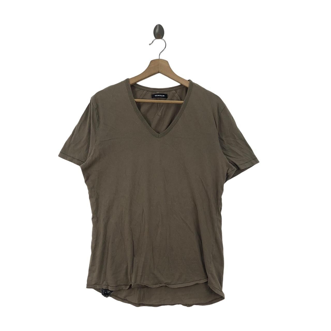 DENHAM DENHAM THE JEANMAKER Minimalist Design Plain Tee Shirt Top Size L / US 10 / IT 46 - 1 Thumbnail