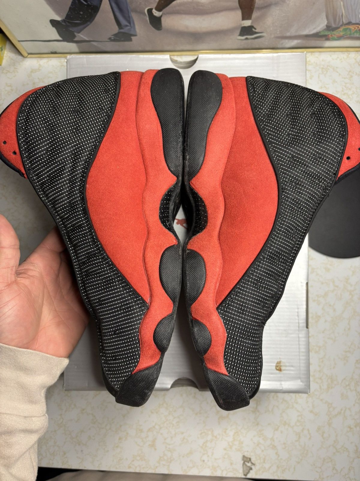 Jordan Brand Air Jordan 13 Retro 2017 Bred 2017 Size US 12 / EU 45 - 3 Thumbnail