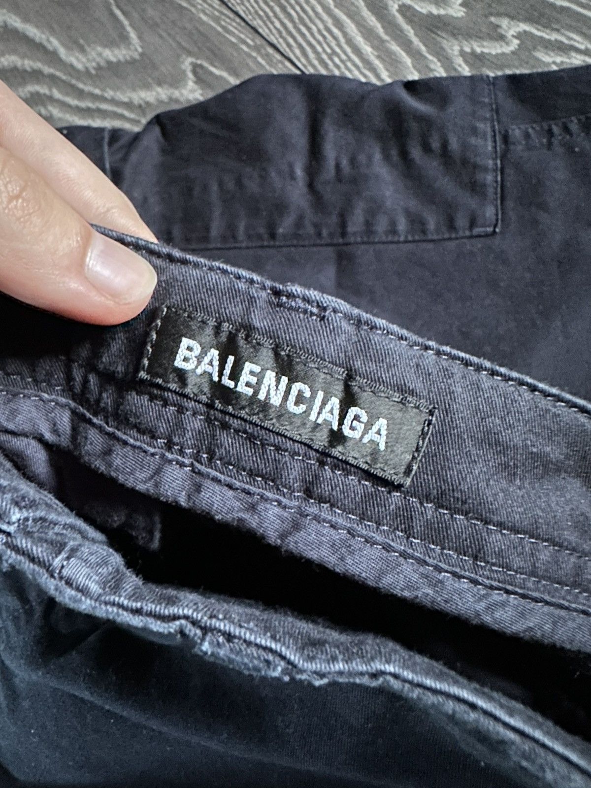Balenciaga balenciaga dark navy cargo pants straight fit Size US 30 / EU 46 - 5 Thumbnail