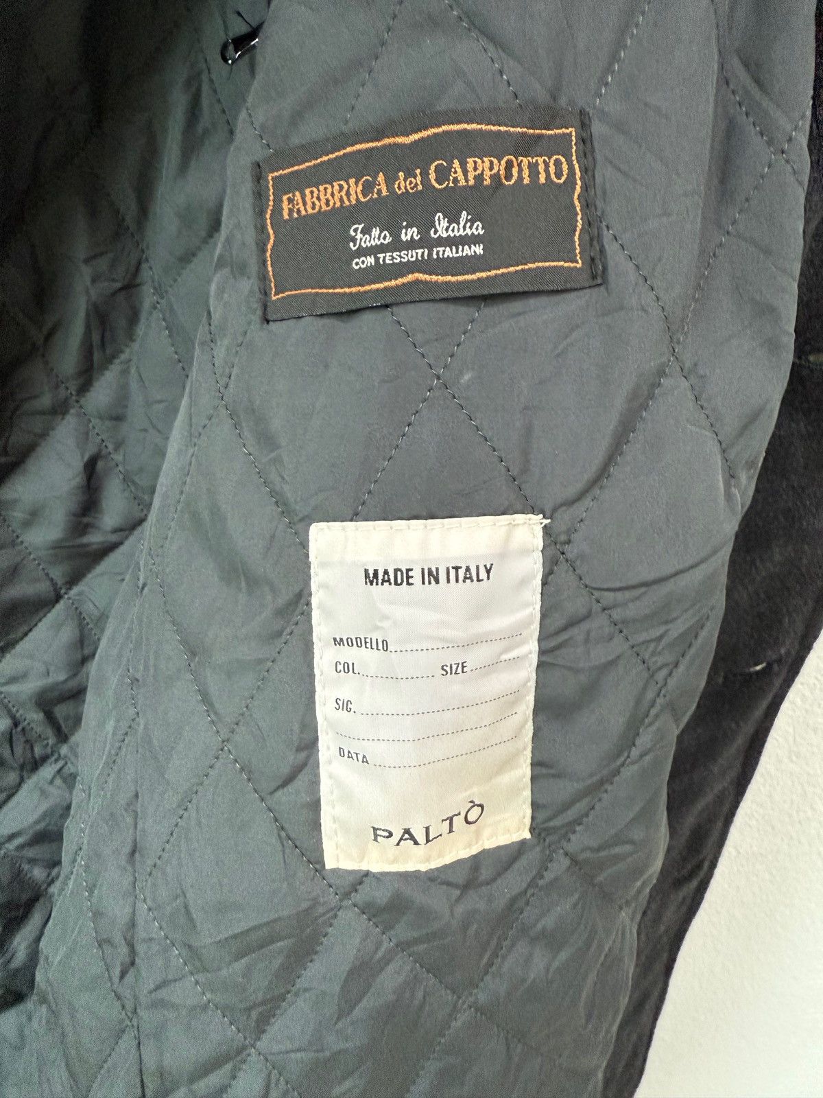 Loro Piana Palto Italian Designer Coat By Fabbrica Del Cappotto Size US M / EU 48-50 / 2 - 11 Thumbnail