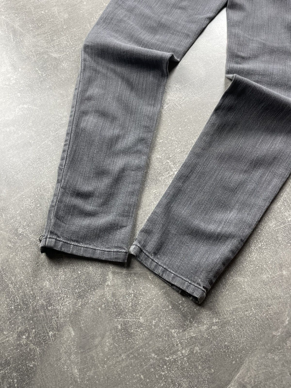 Maison Margiela MM6 Maison Martin Margiela Gray Slim Zip Ankle Jeans Size 28" / US 6 / IT 42 - 9 Thumbnail