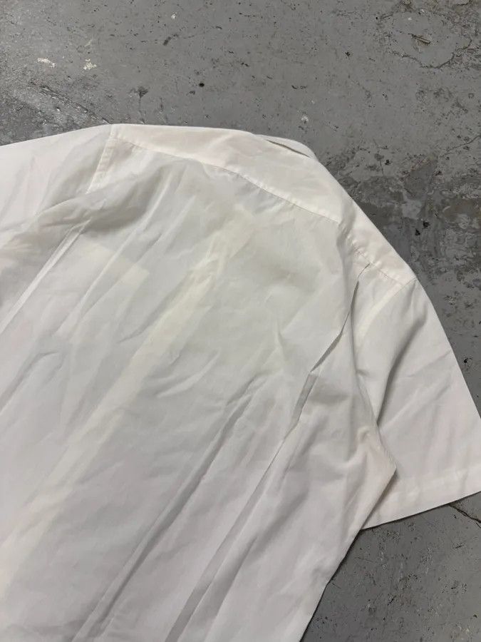 Designer × Vintage × Yves Saint Laurent 1990s Yves Saint Laurent White Short Sleeves Shirt Size US XL / EU 56 / 4 - 5 Thumbnail