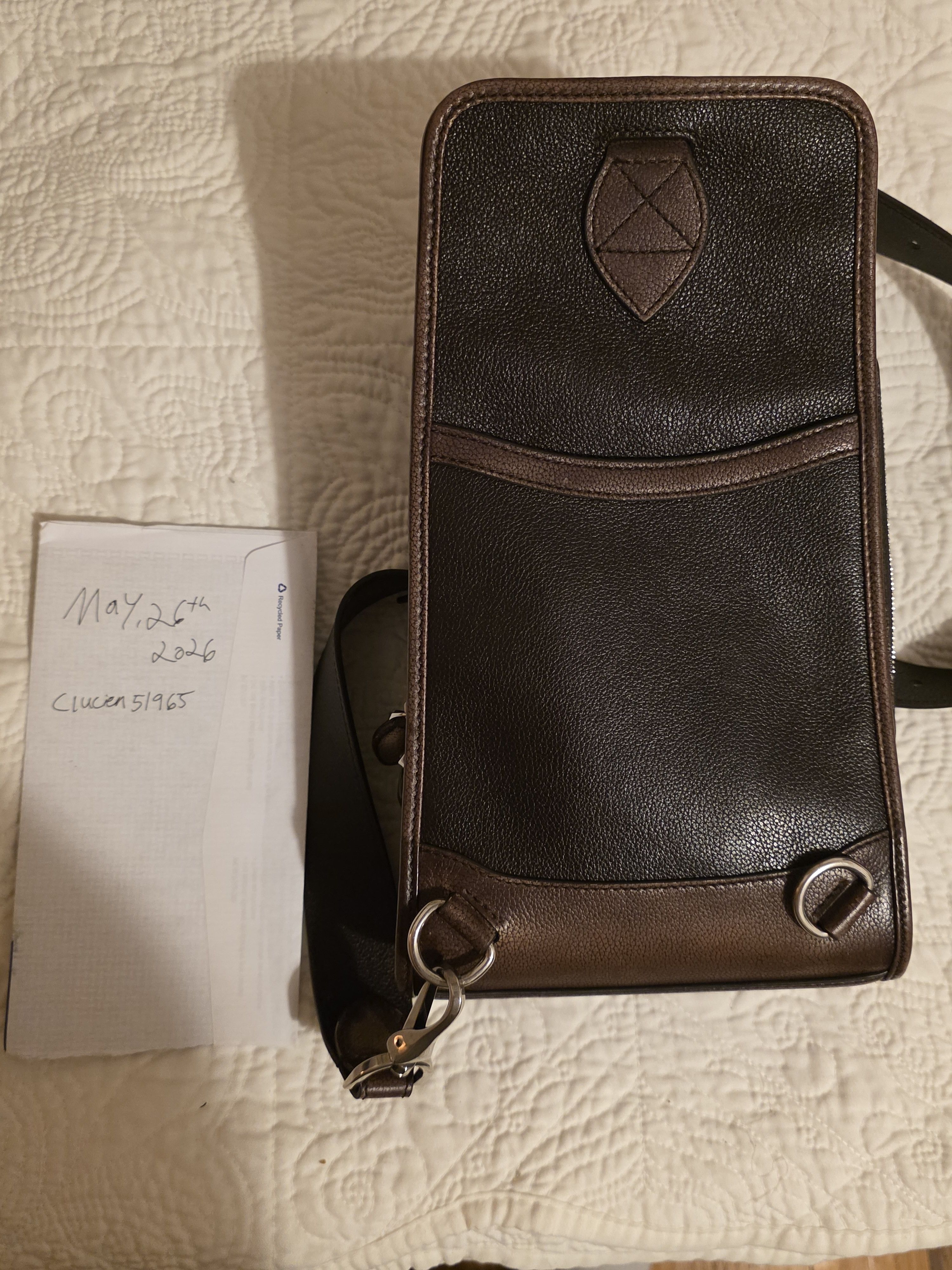 Berluti Berluti Paris Périple Venezia Leather Sling Bag Size ONE SIZE - 8 Thumbnail