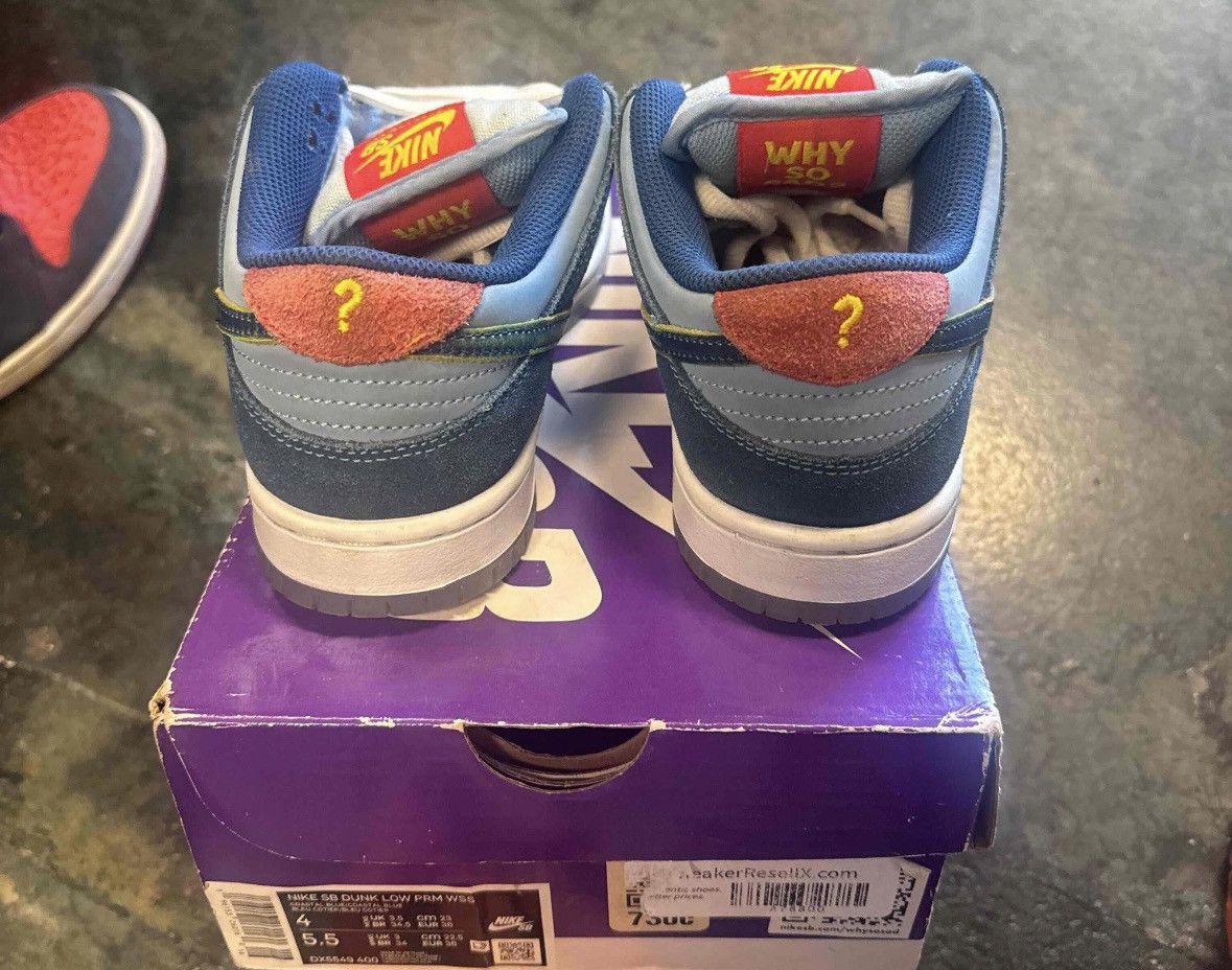 Nike Dunk Low SB Why So Sad Size US 5.5 / IT 35.5 - 4 Thumbnail