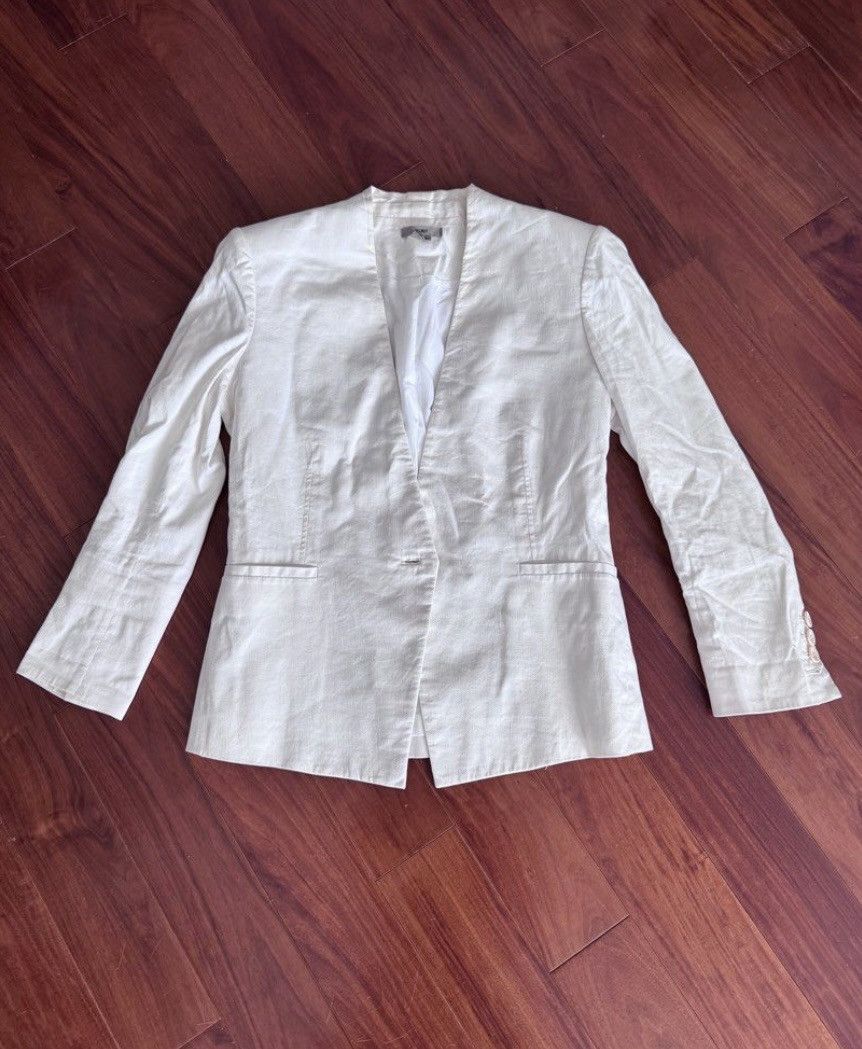 Helmut Lang Helmut Lang white jacket, size 2, slim waist Size XXS / US 00 / IT 34 - 1 Thumbnail