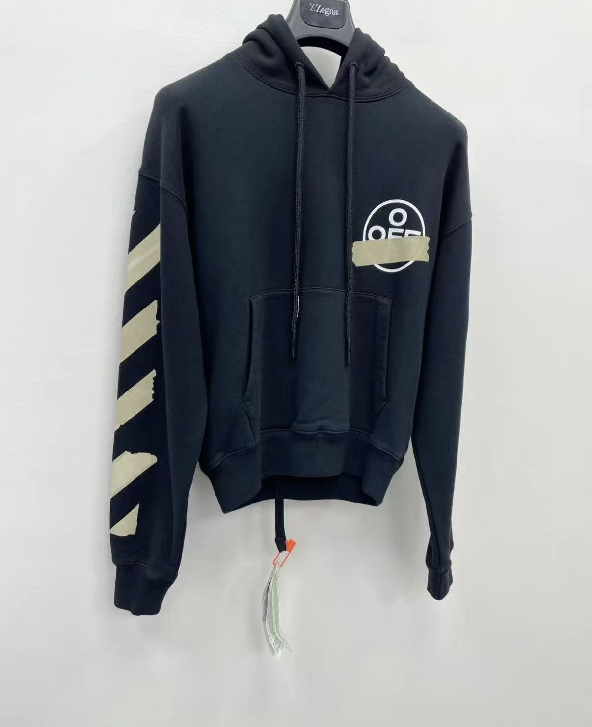 Off-White OFF-WHITE 100% Cotton Relaxed Fit Hooded Sweatshirt J30 Size US XS / EU 42 / 0 - 4 Thumbnail