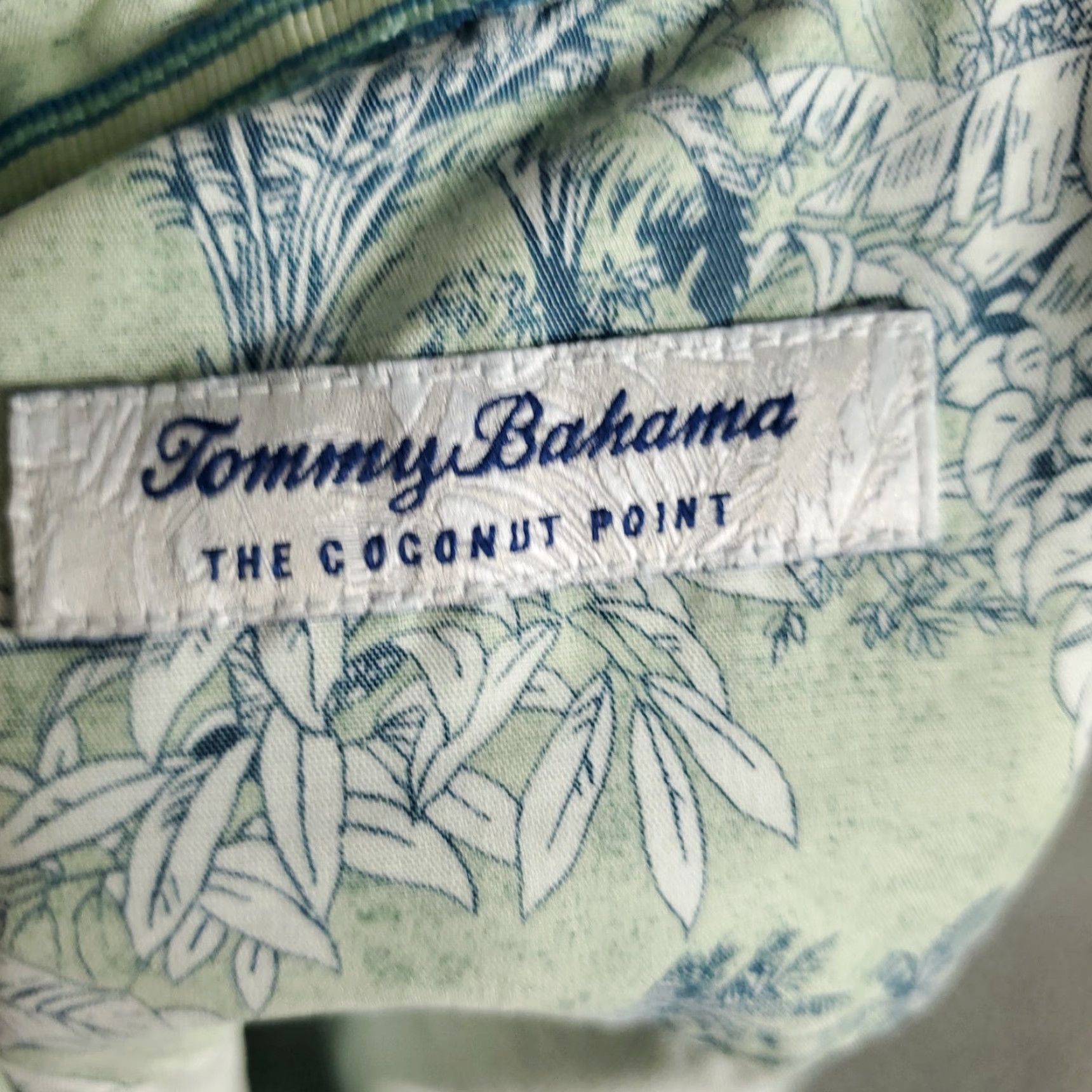 Tommy Bahama Tommy Bahama Shirt Mens XL Green Floral Modal Hawaiian Button Up Size US XL / EU 56 / 4 - 8 Thumbnail