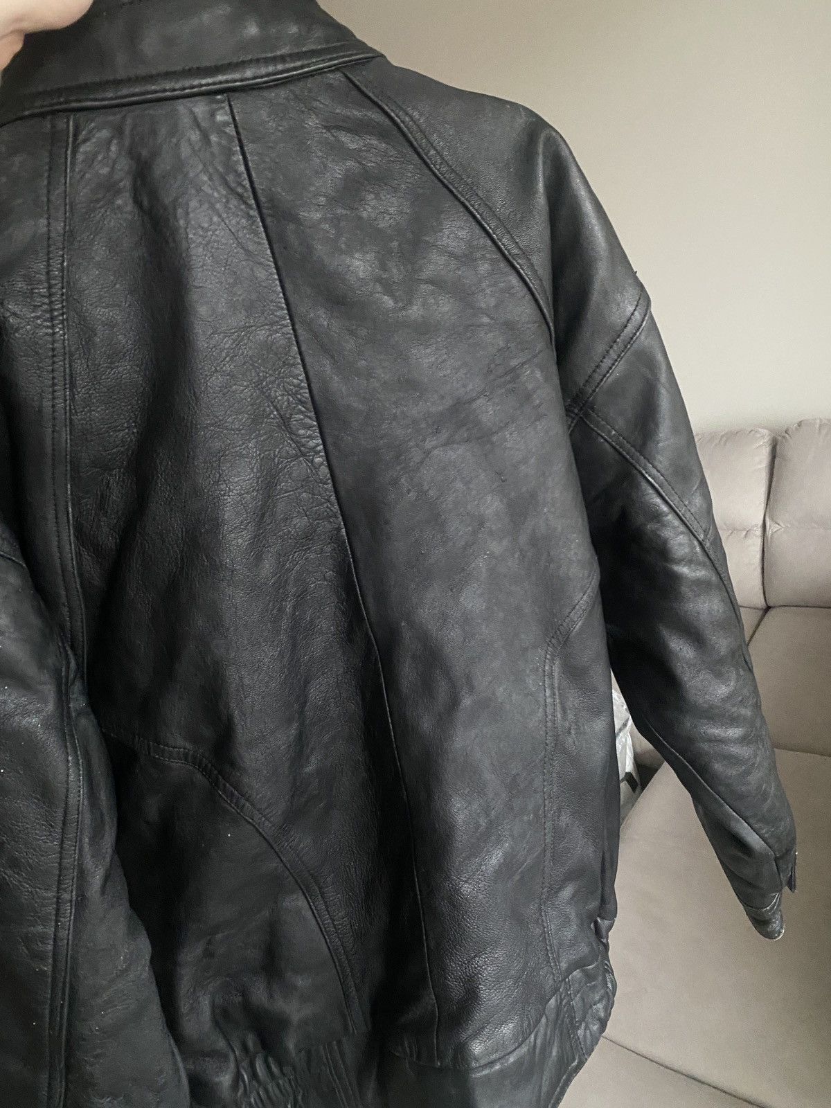 Vintage Vintage streetwear leather jacket 90s Size US L / EU 52-54 / 3 - 7 Thumbnail