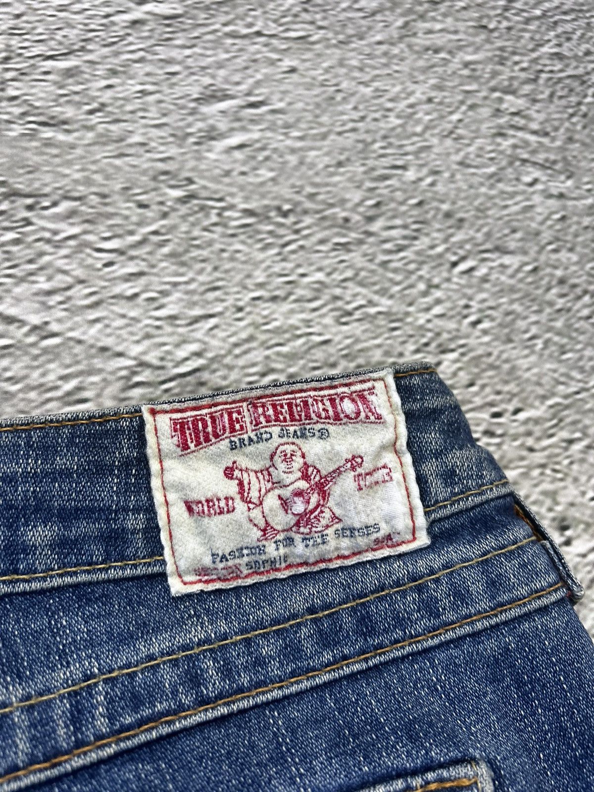 True Religion × Vintage True Religion vintage blue denim shorts jorts Size 28" / US 6 / IT 42 - 3 Thumbnail