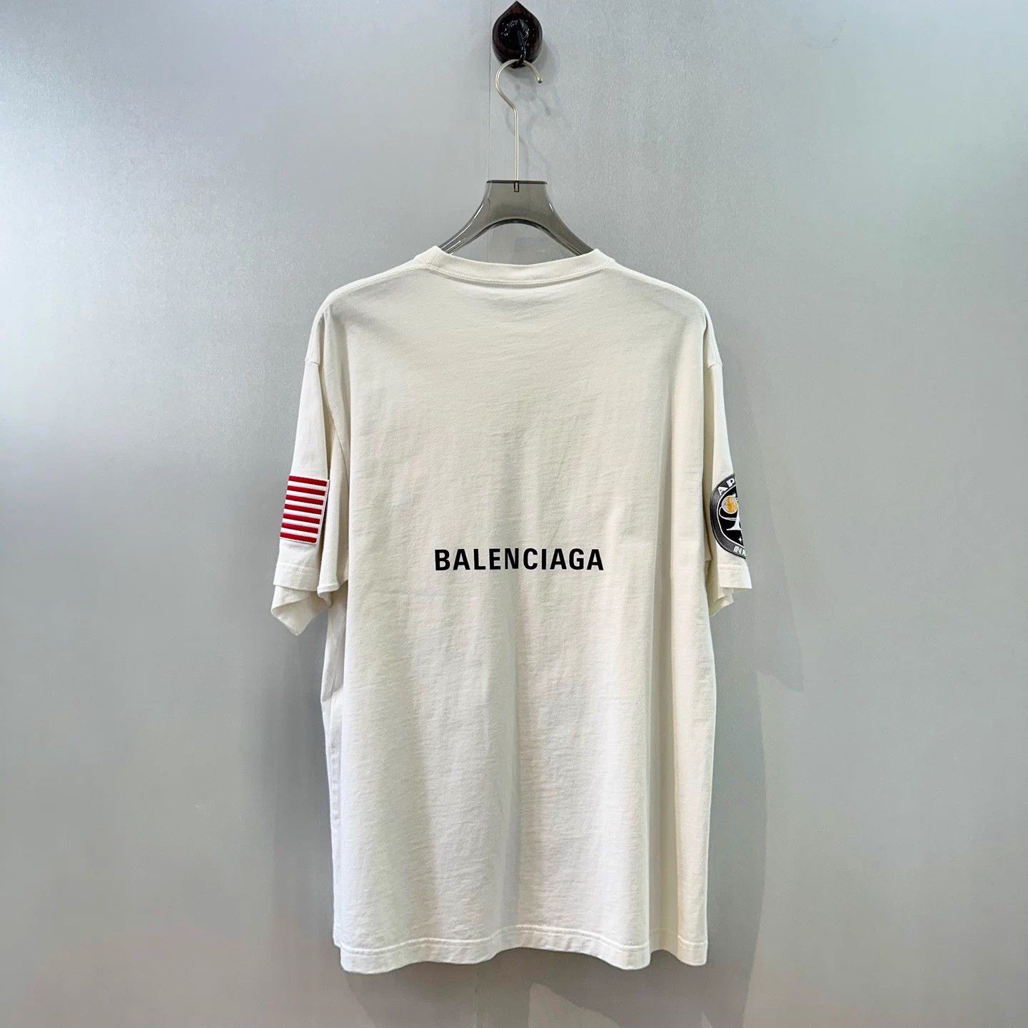Balenciaga Balenciaga x NASA Logo Print Short Sleeve Tee XS Size US XS / EU 42 / 0 - 3 Thumbnail