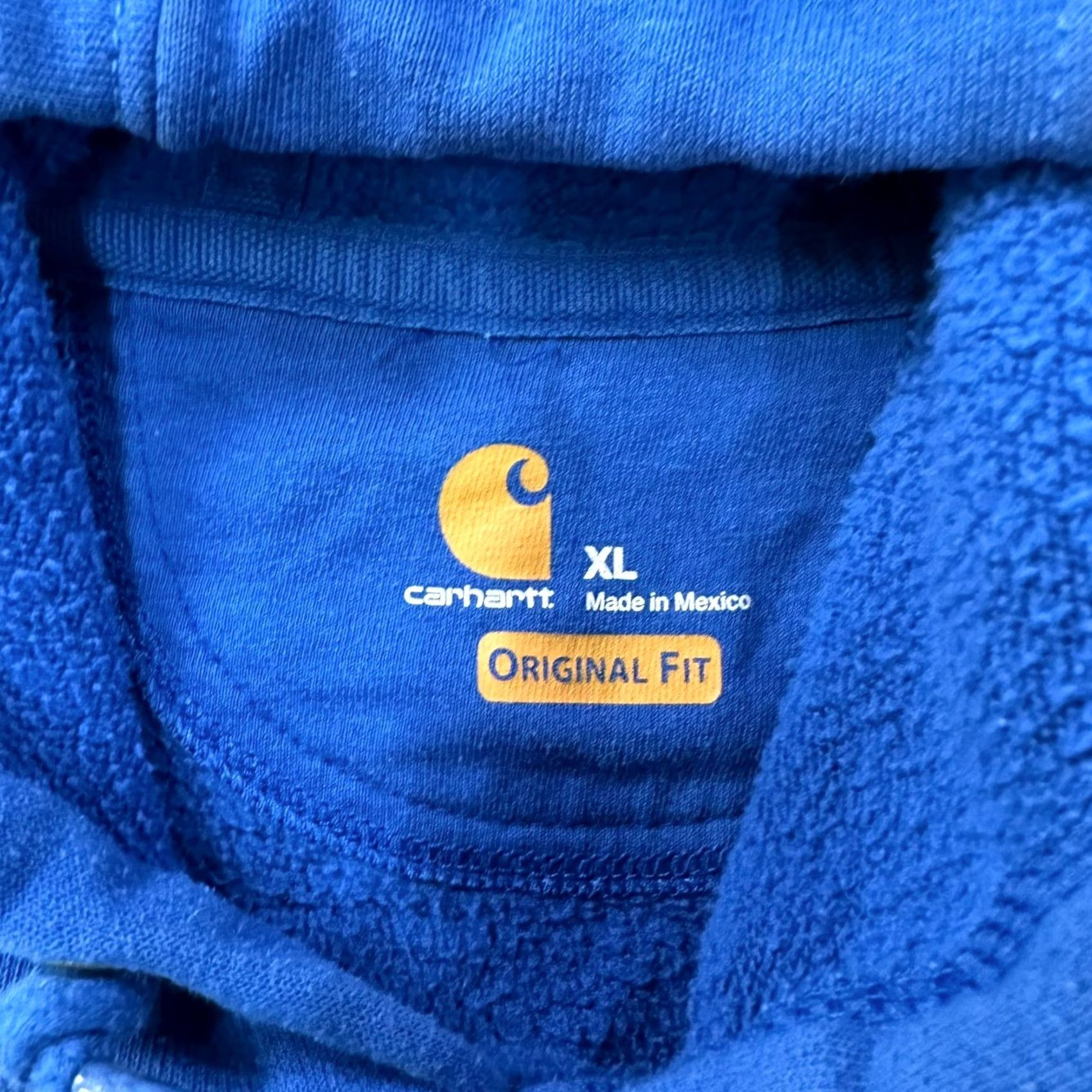 Carhartt Carhartt Hoodie Men’s XL Hooded Sweatshirt Distressed Workwear Blue Size US XL / EU 56 / 4 - 6 Thumbnail