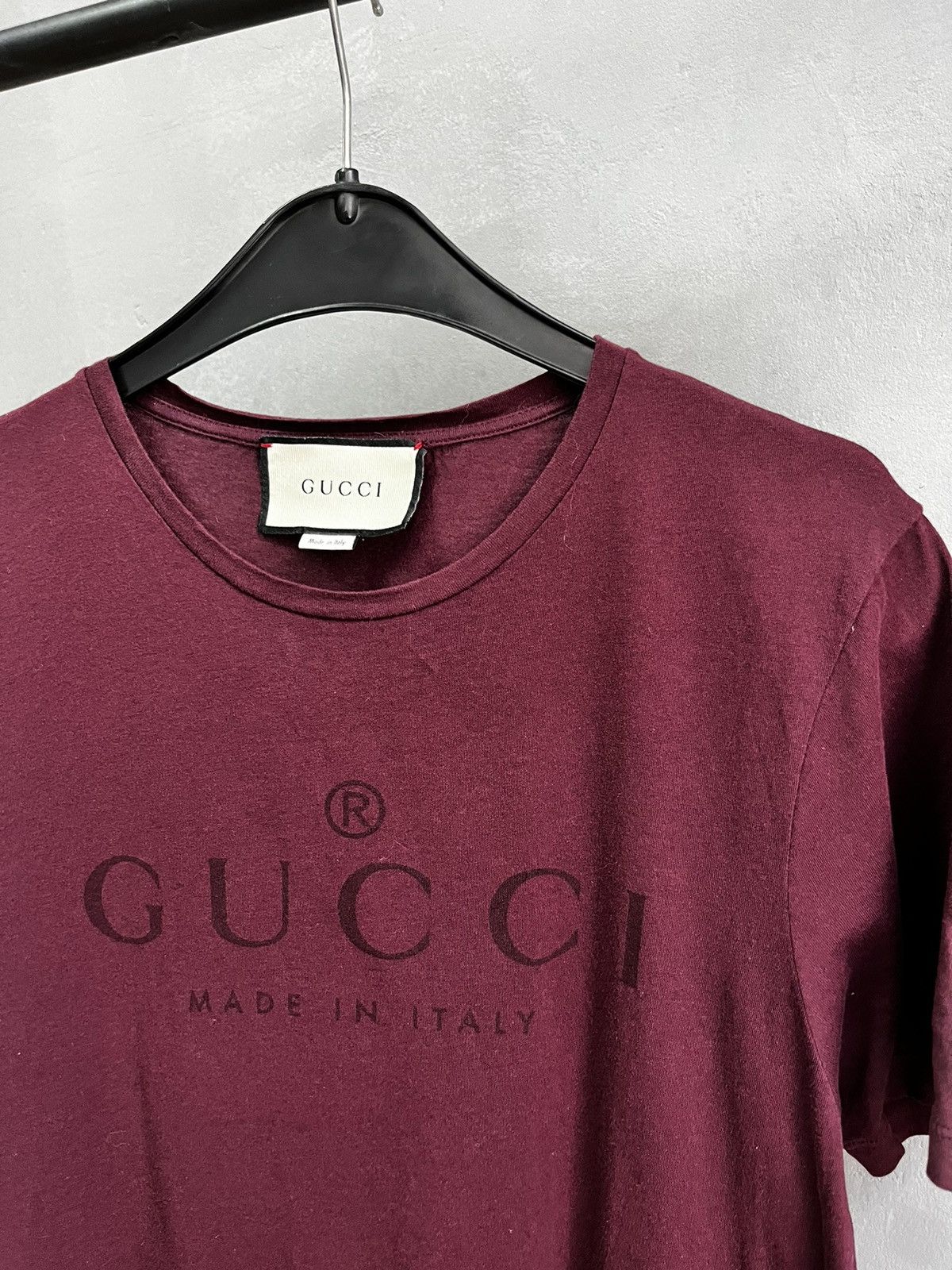 Gucci Gucci t shirt big logo Size US S / EU 44-46 / 1 - 2 Thumbnail