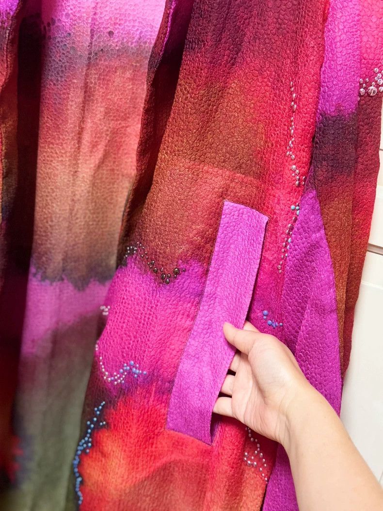 Dries Van Noten DRIES VAN NOTEN Tie-dyed silk cardigan Size M / US 6-8 / IT 42-44 - 8 Thumbnail