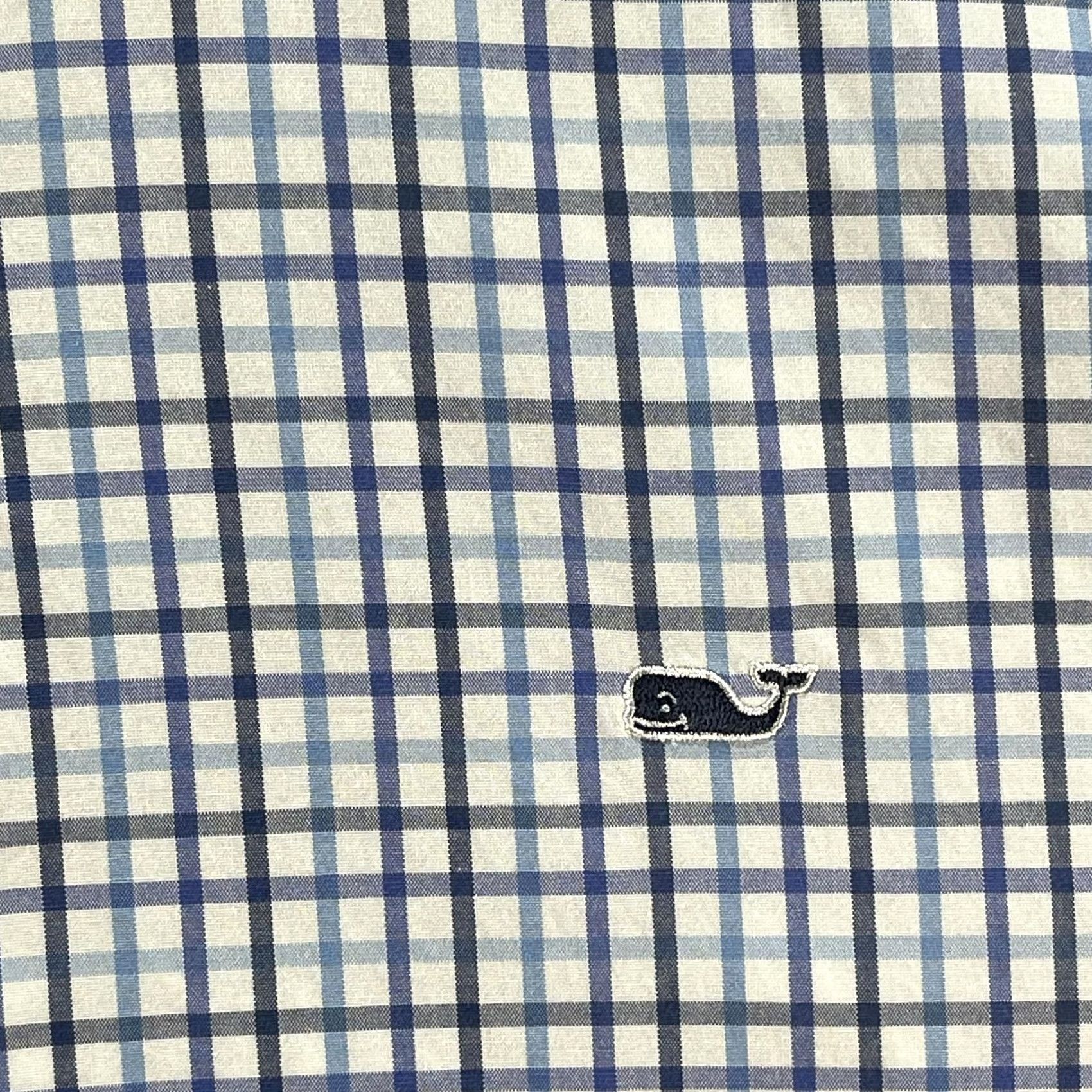 Vineyard Vines VINEYARD VINES Shirt Mens XL Blue Plaid Classic Fit Whale Button-Down Stretch Size US XL / EU 56 / 4 - 5 Thumbnail