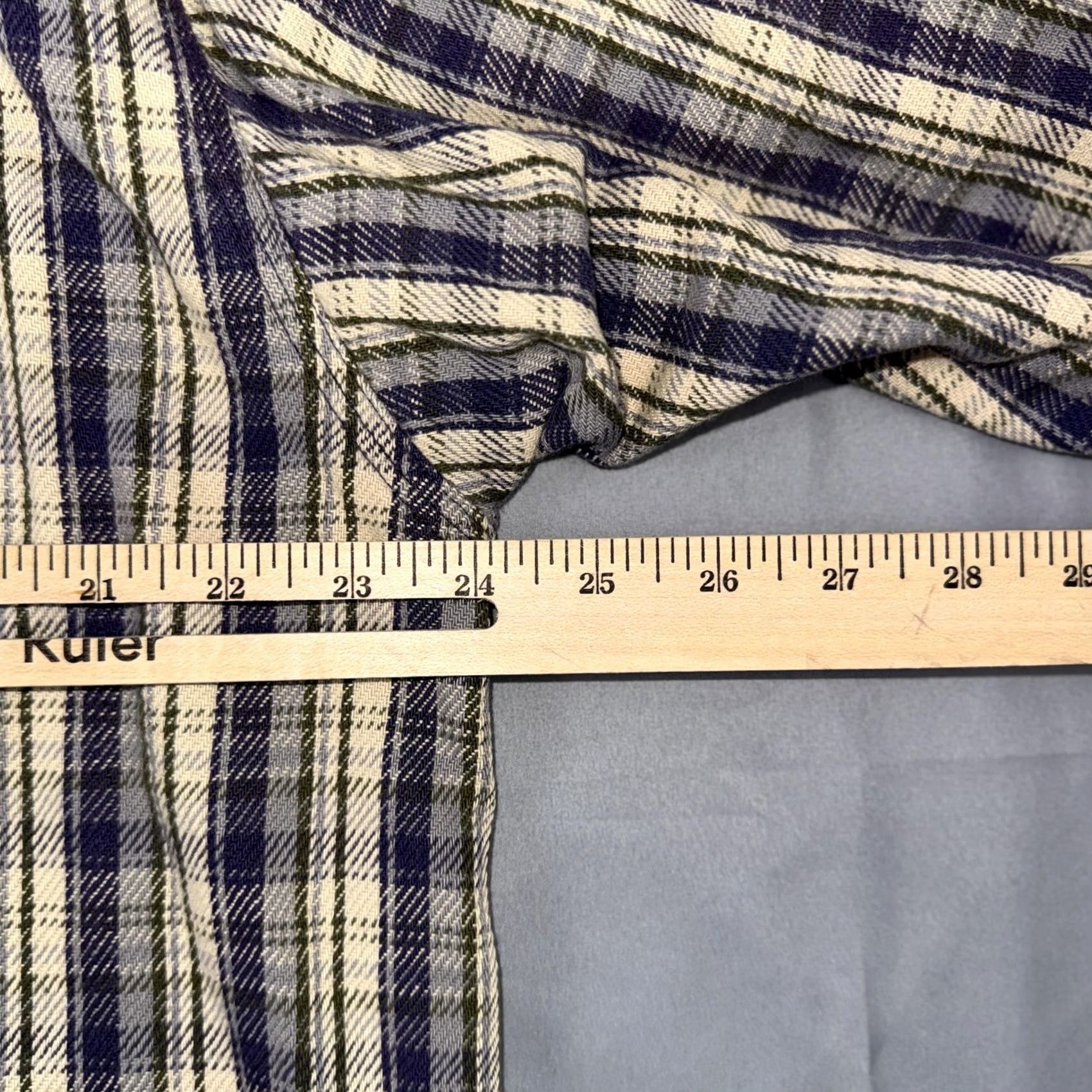 Carhartt Carhartt Shirt Mens Large Blue Plaid Flannel Button Front Long Sleeve Casual Size US L / EU 52-54 / 3 - 6 Thumbnail