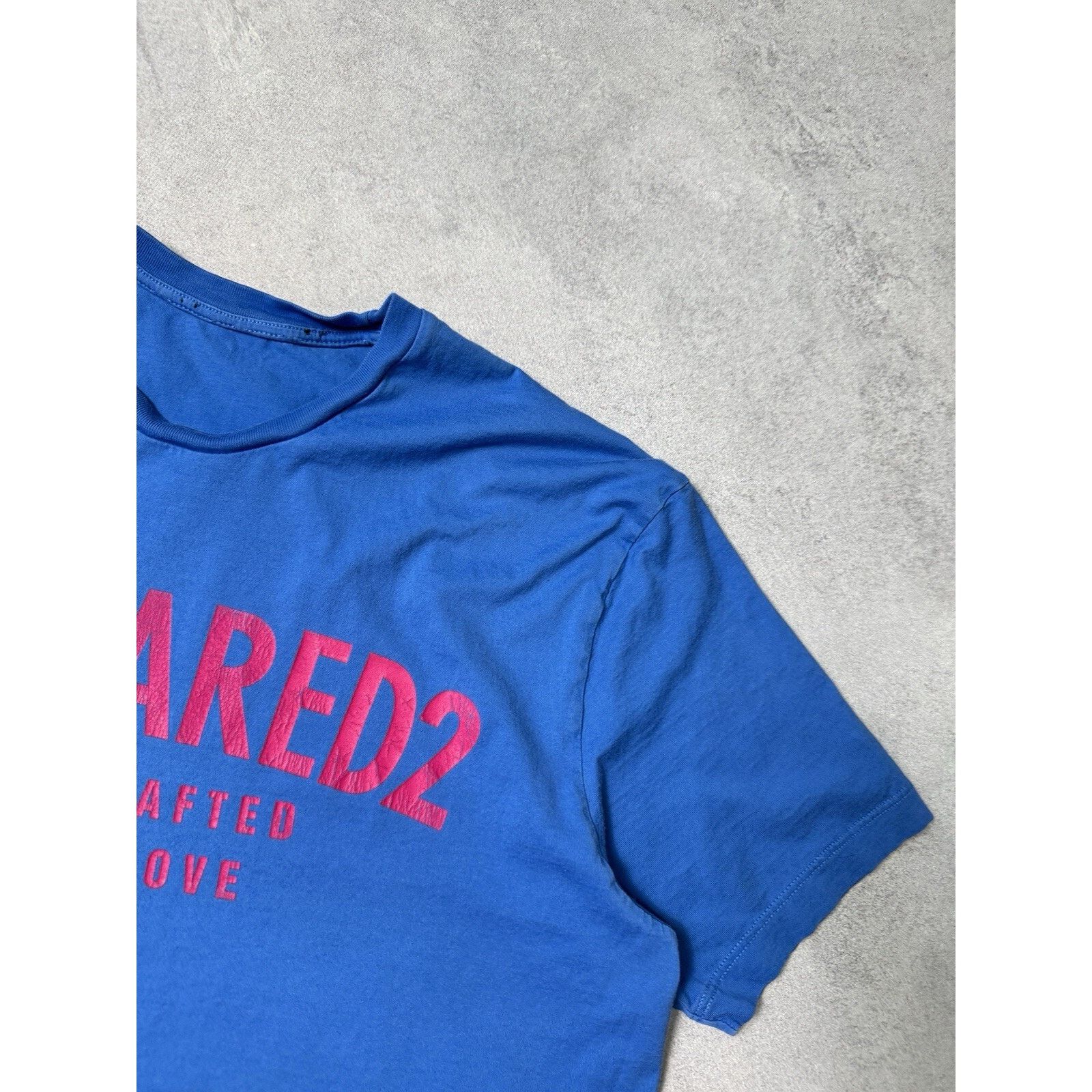 Dsquared2 Dsquared2 Big Logo Shirt Blue/Pink Size L Men Size US L / EU 52-54 / 3 - 2 Thumbnail