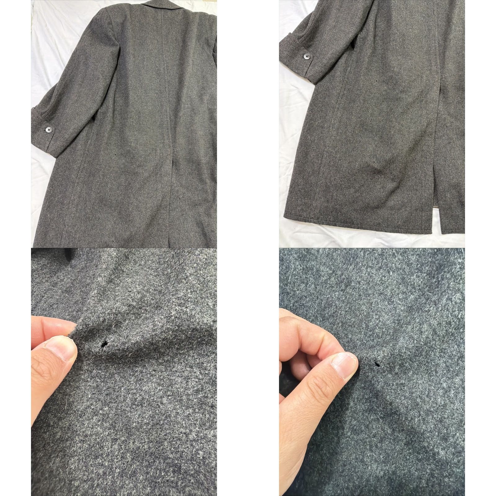Vintage VINTAGE Loden Frey Coat Men XL Wool Gray Pea Coat Pockets-Flaws/Repair Needed Size US XL / EU 56 / 4 - 9 Thumbnail