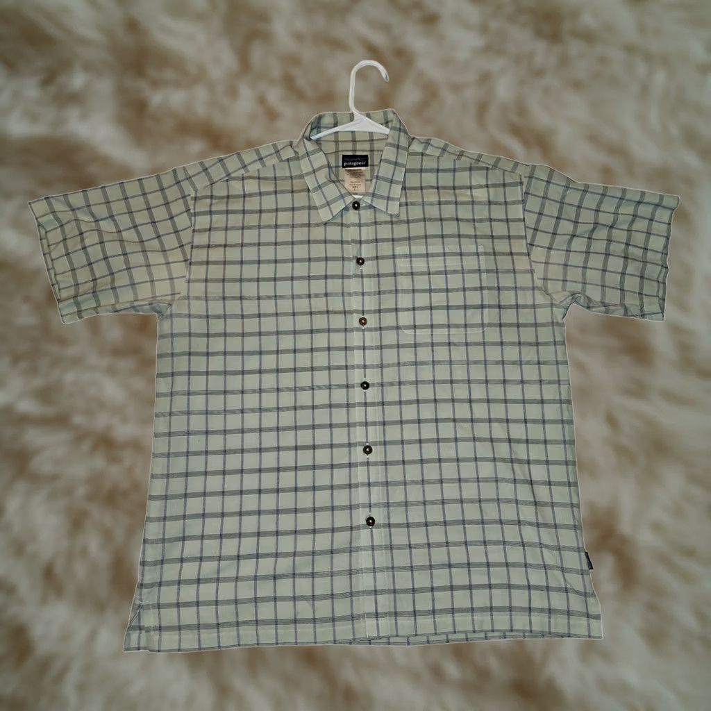 Patagonia Patagonia Button Shirt Short Sleeve Men L Mint Check Outdoors Size US L / EU 52-54 / 3 - 1 Thumbnail