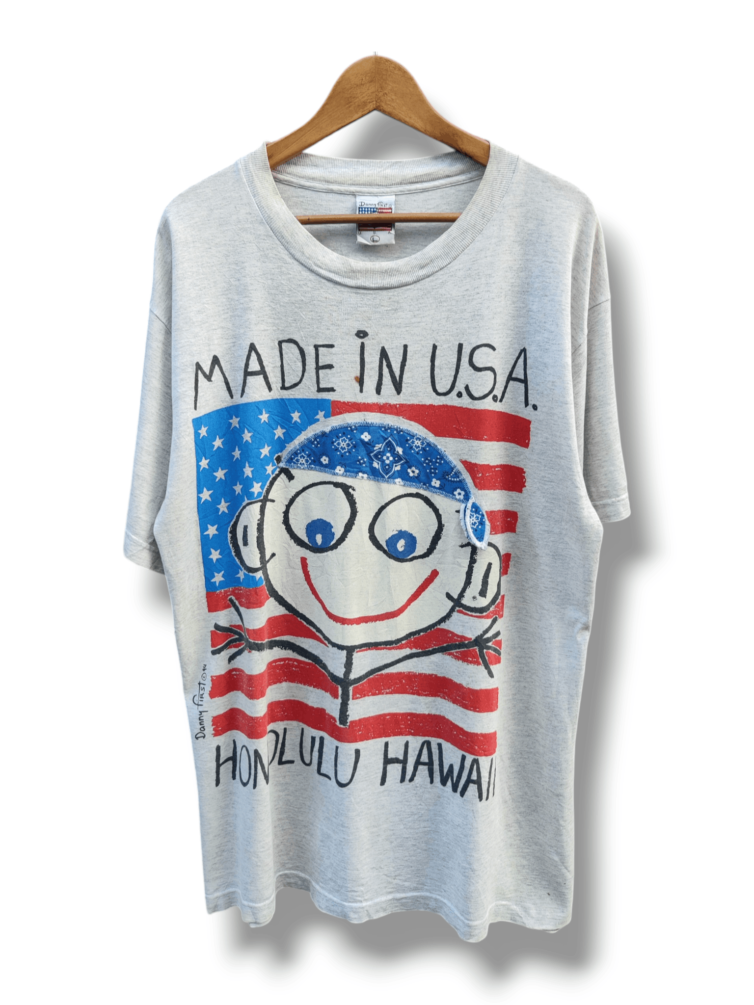 Japanese Brand Vintage Distressed Danny First USA Promo Shirt Size US L / EU 52-54 / 3 - 1 Thumbnail