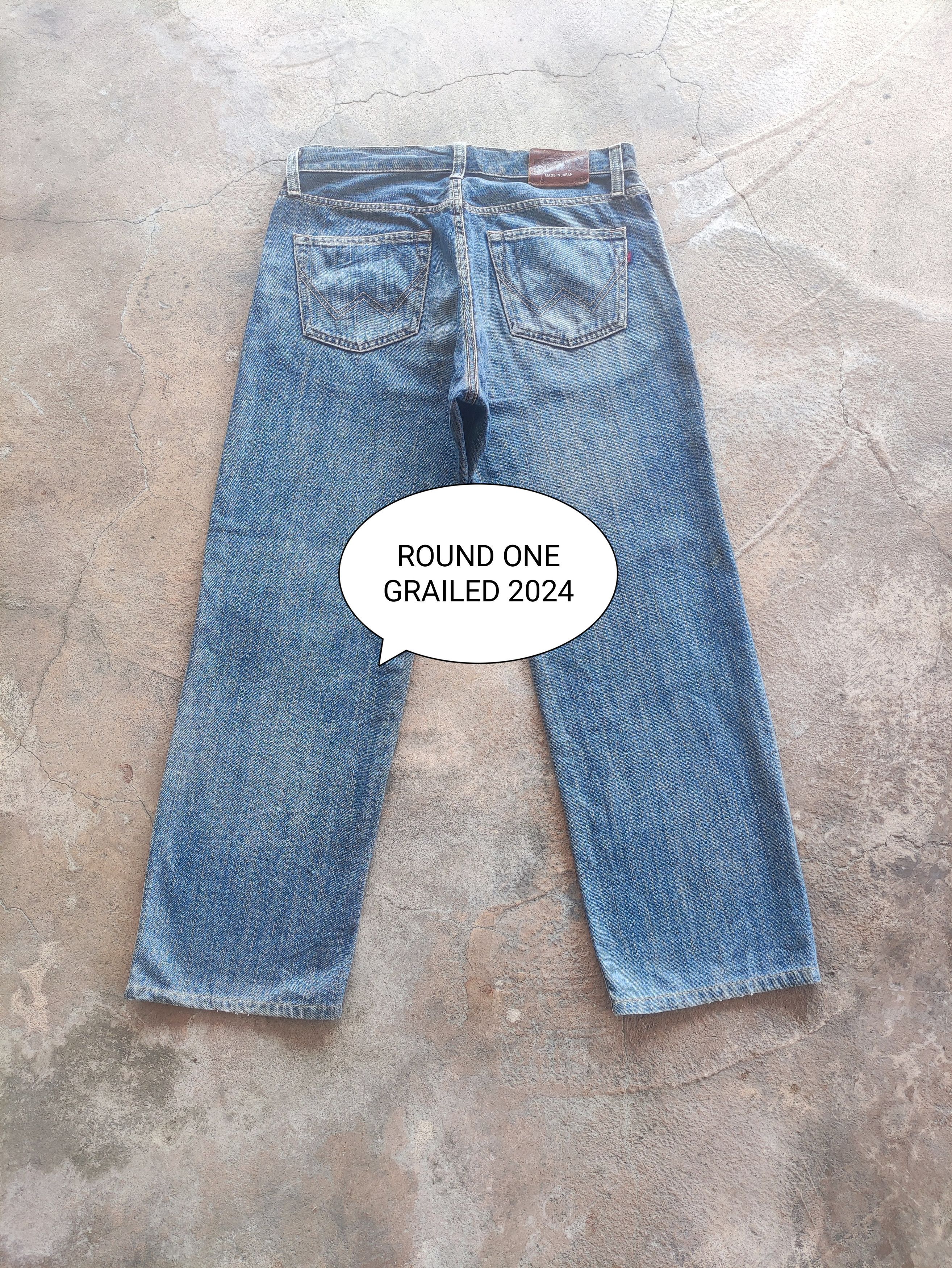 Edwin × Jean × Vintage Vintage Edwin Made In Japan Distressed Faded Denim Pants W34 Size US 34 / EU 50 - 14 Thumbnail