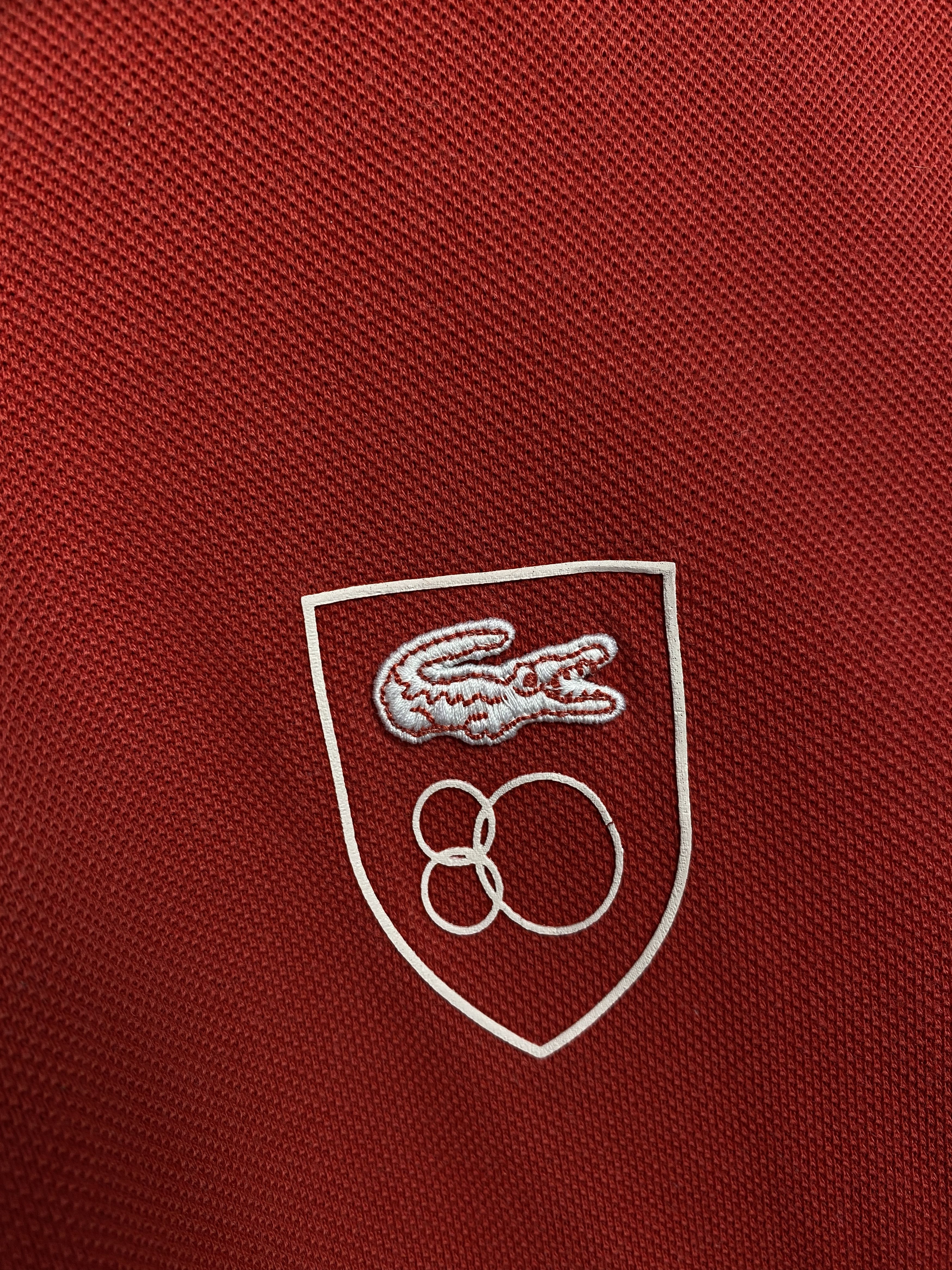 Lacoste Lacoste Celebrating 80 Mens Polo Shirt Size US L / EU 52-54 / 3 - 3 Thumbnail