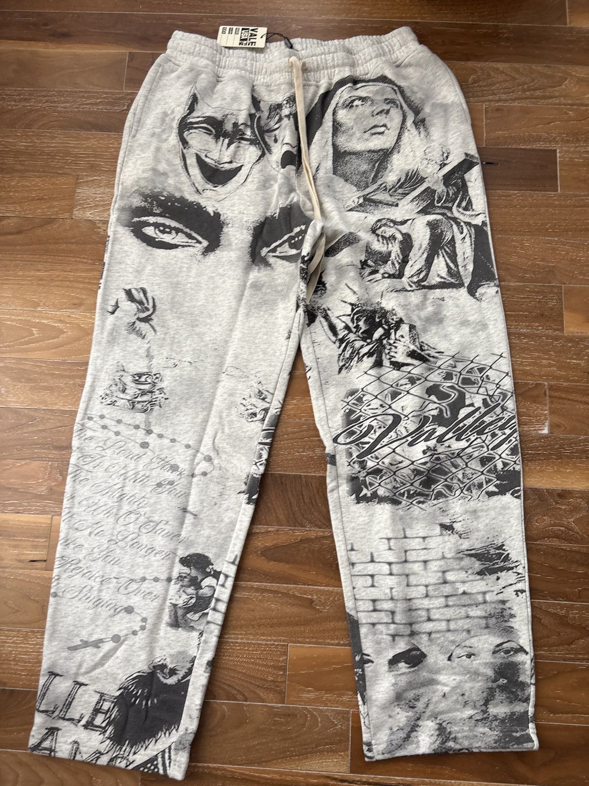 Vale Vale mural sweatpants grey Size US 36 / EU 52 - 2 Thumbnail