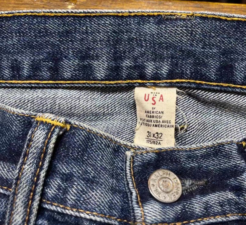 RRL Ralph Lauren RRL Ralph Lauren Rare and out of print old jeans with smil Size US 32 / EU 48 - 3 Thumbnail