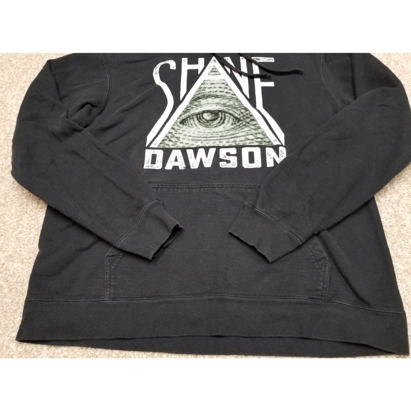 Vintage Shane Dawson Pyramid Hoodie Men L Black Pullover Hooded Sweatshirt Ring Spun Logo Cotton Polyester Jersey Size US L / EU 52-54 / 3 - 3 Thumbnail