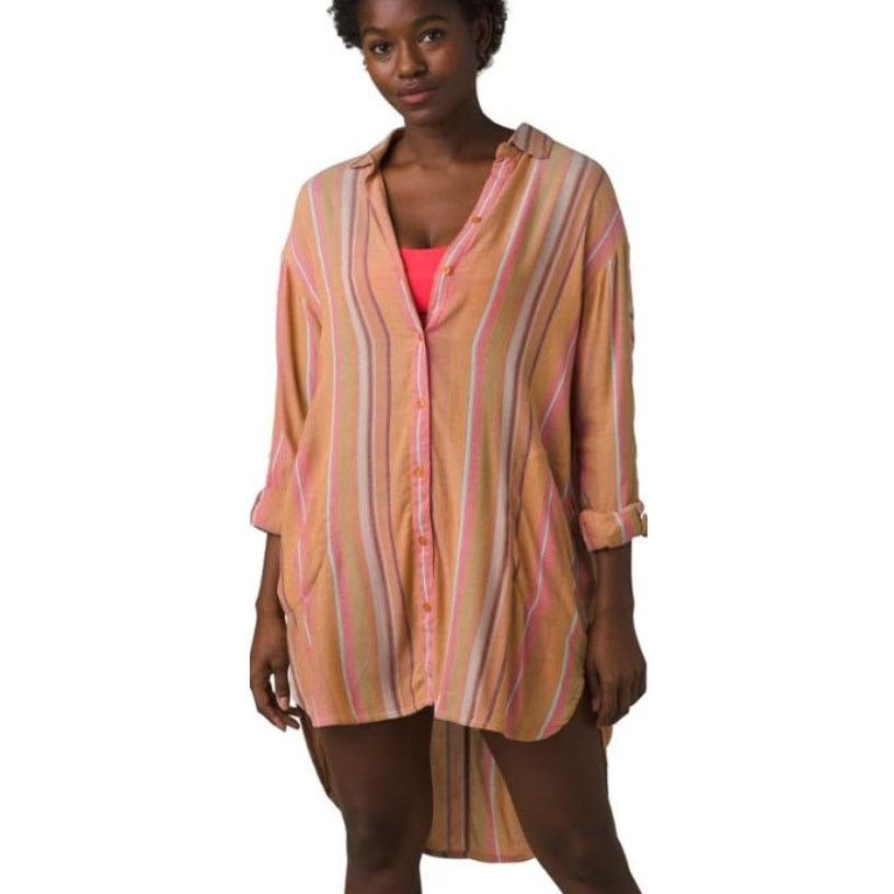 Prana Prana Womens Scheena Tunic M Cacti Soleil Striped Layering Size M / US 6-8 / IT 42-44 - 1 Thumbnail