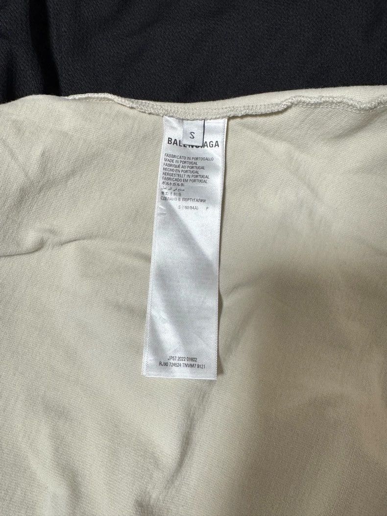 Balenciaga Balenciaga Beige waist short sleeve T-shirt 2505-Nextarrow Size US S / EU 44-46 / 1 - 5 Thumbnail