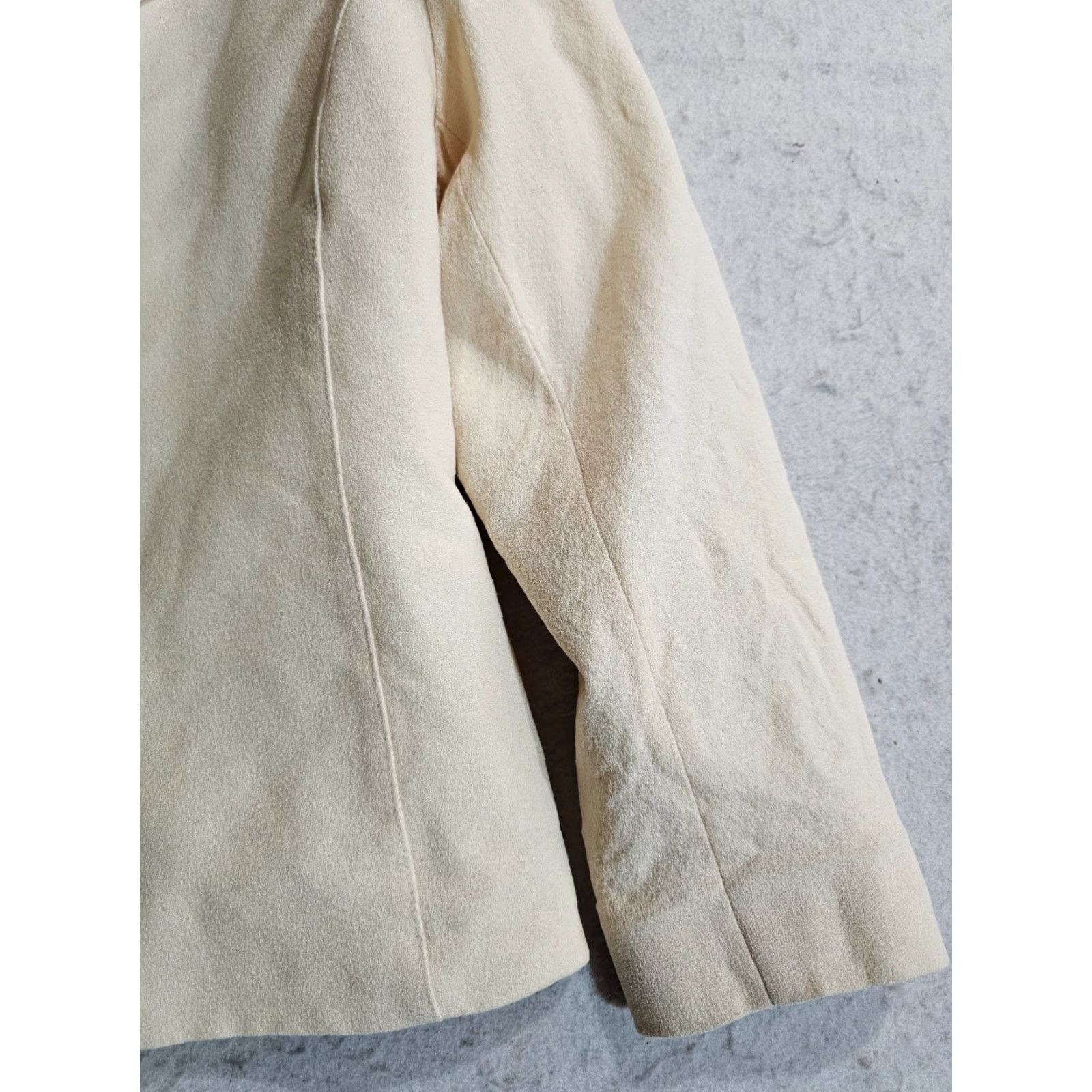 Pendleton VINTAGE Pendleton Blazer 100% Wool Ivory Lined 4 Button Jacket Women's 16 Size XXL / US 16-18 / IT 52-54 - 7 Thumbnail