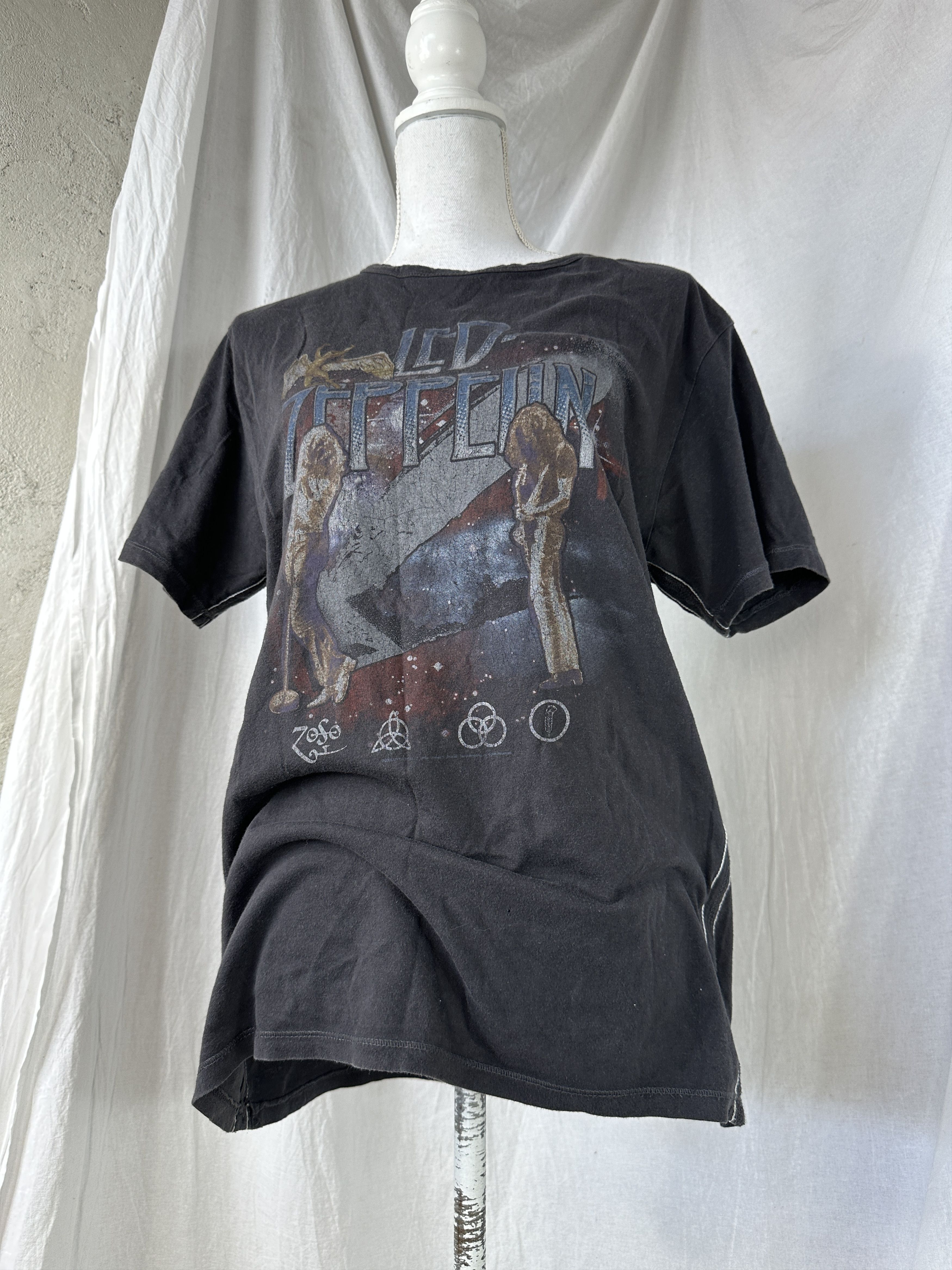 Led Zeppelin × Vintage Vintage Y2K Streetwear Oversize Led Zeppelin T-shirt Size US L / EU 52-54 / 3 - 5 Thumbnail
