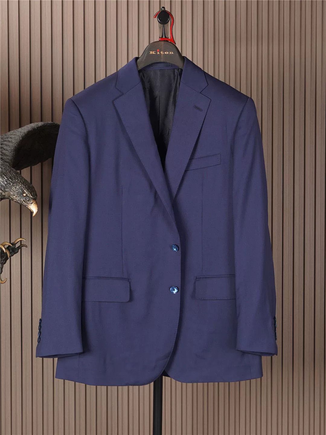 Stefano Ricci Stefano Ricci Blue Wool Blazer Size US L / EU 52-54 / 3 - 1 Thumbnail