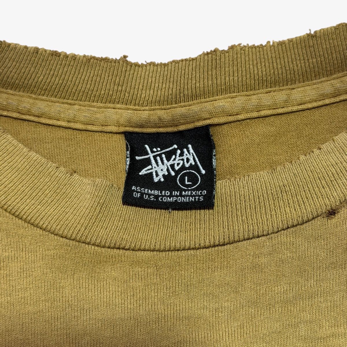 Stussy 2000s Stussy “Bust Your Own Beat” Faded Tee Size US L / EU 52-54 / 3 - 3 Thumbnail