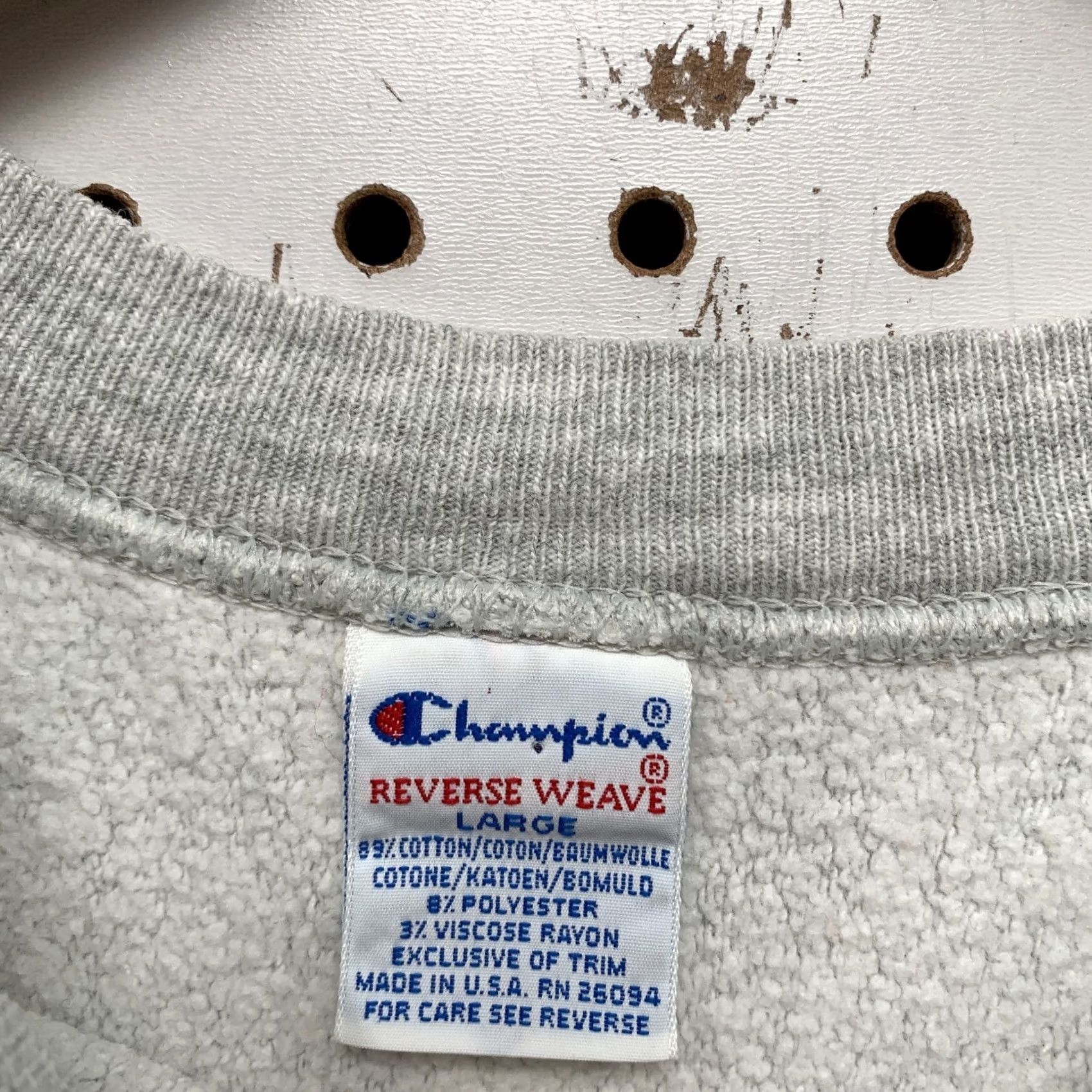 Champion VINTAGE Champion Reverse Weave Sweatshirt Mens L Gray 90s Simpson College USA Size US L / EU 52-54 / 3 - 7 Thumbnail
