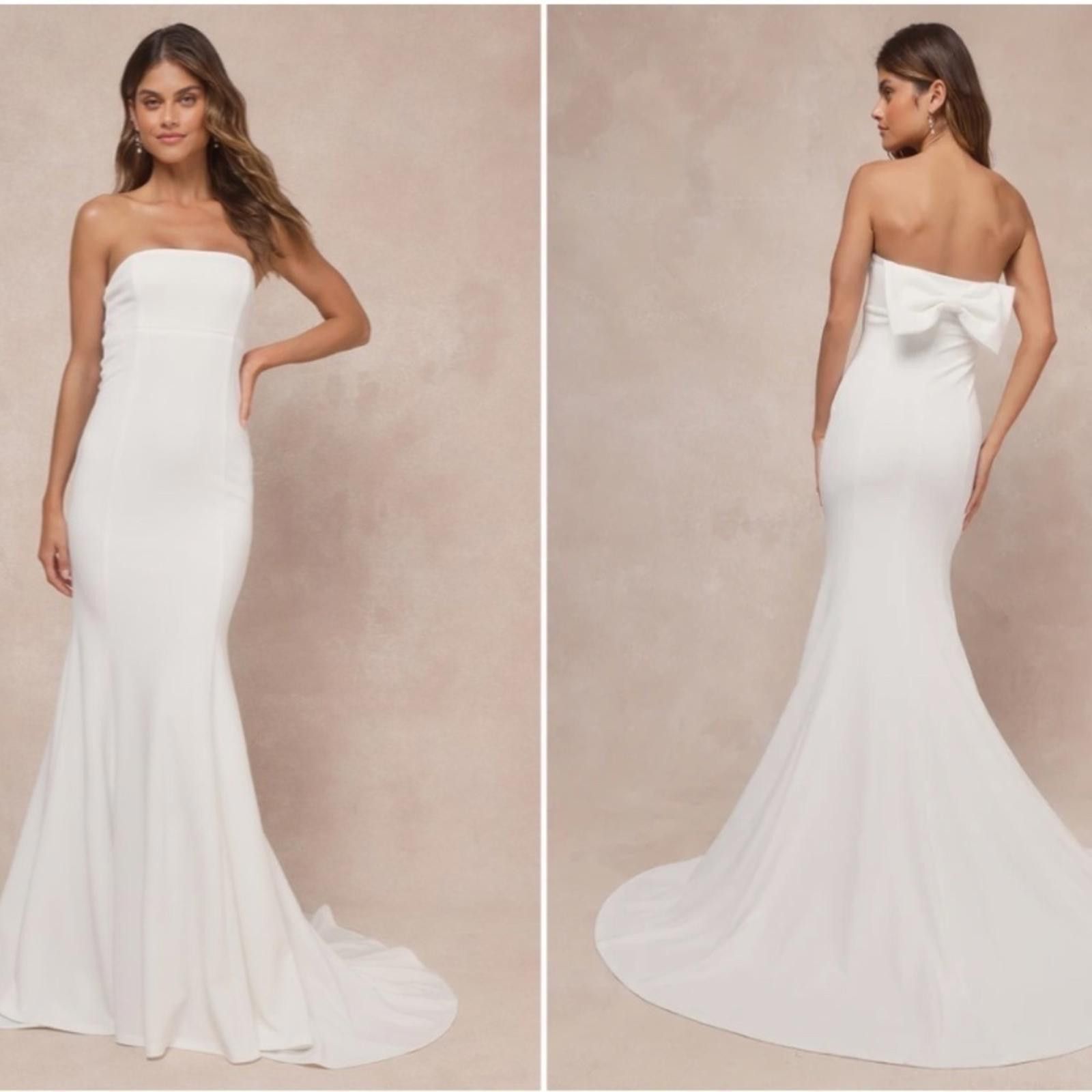 LULU's Wedding Bridal Elegant Sexy Chic Gown