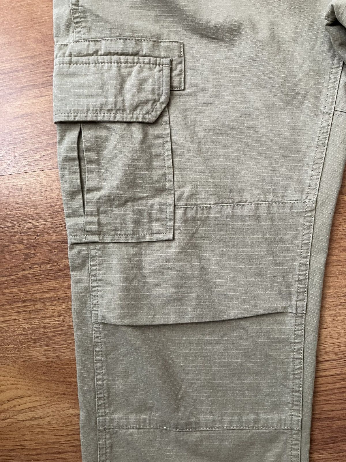Dickies × Vintage Beige Cargo Dickies Pants Double Knee Streetwear W32 L32 Size US 32 / EU 48 - 3 Thumbnail