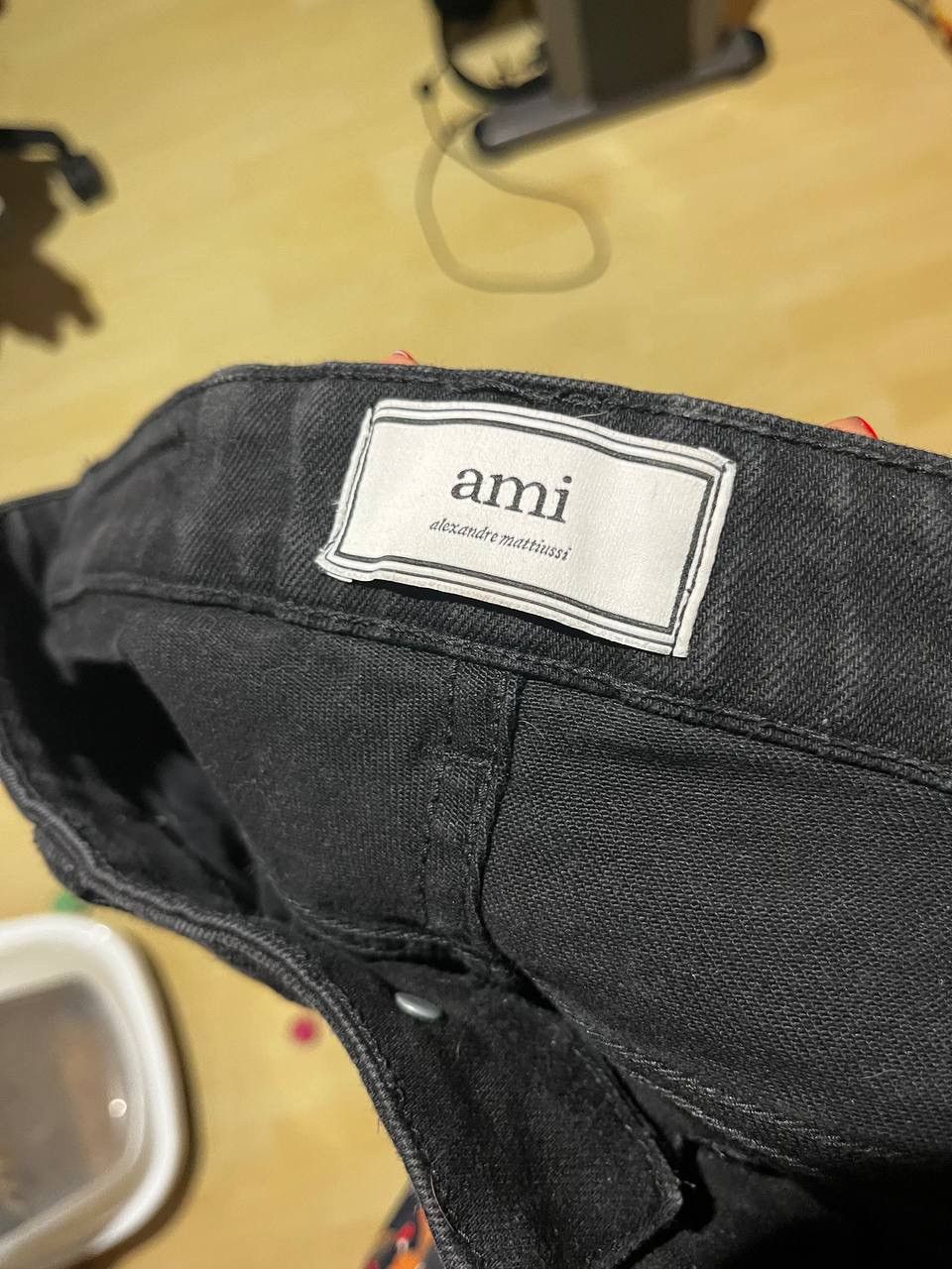 AMI × Designer × Vintage Ami jeans black Size 33" - 6 Thumbnail