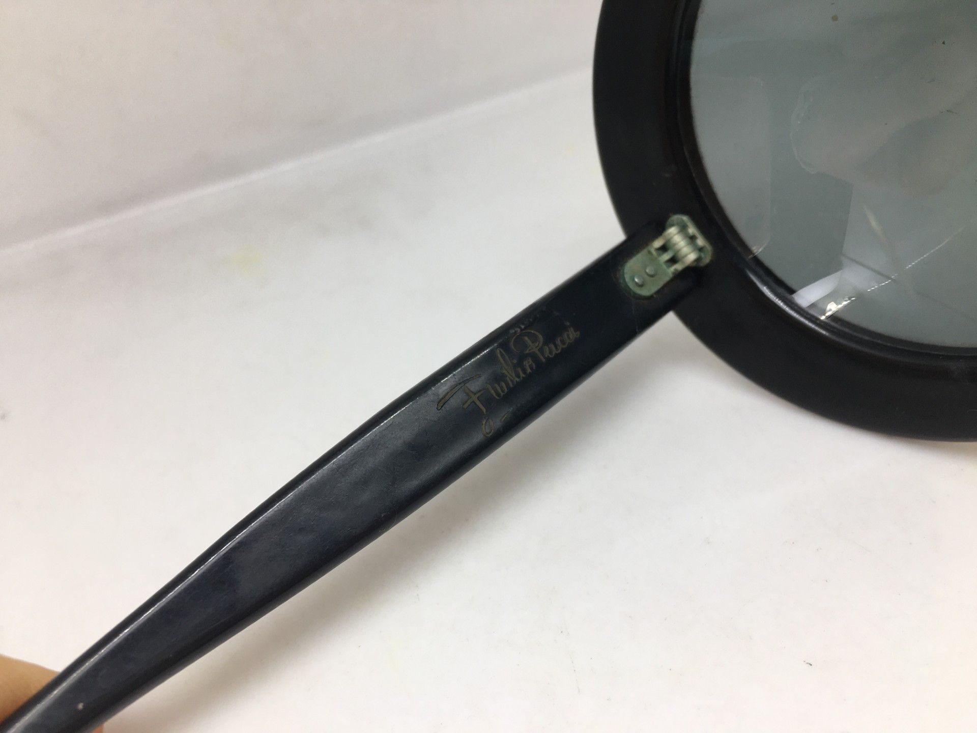 Emilio Pucci '69 MOD EMILIO PUCCI VINTAGE ROUND JACKIE O style Sunglasses Size ONE SIZE - 4 Thumbnail