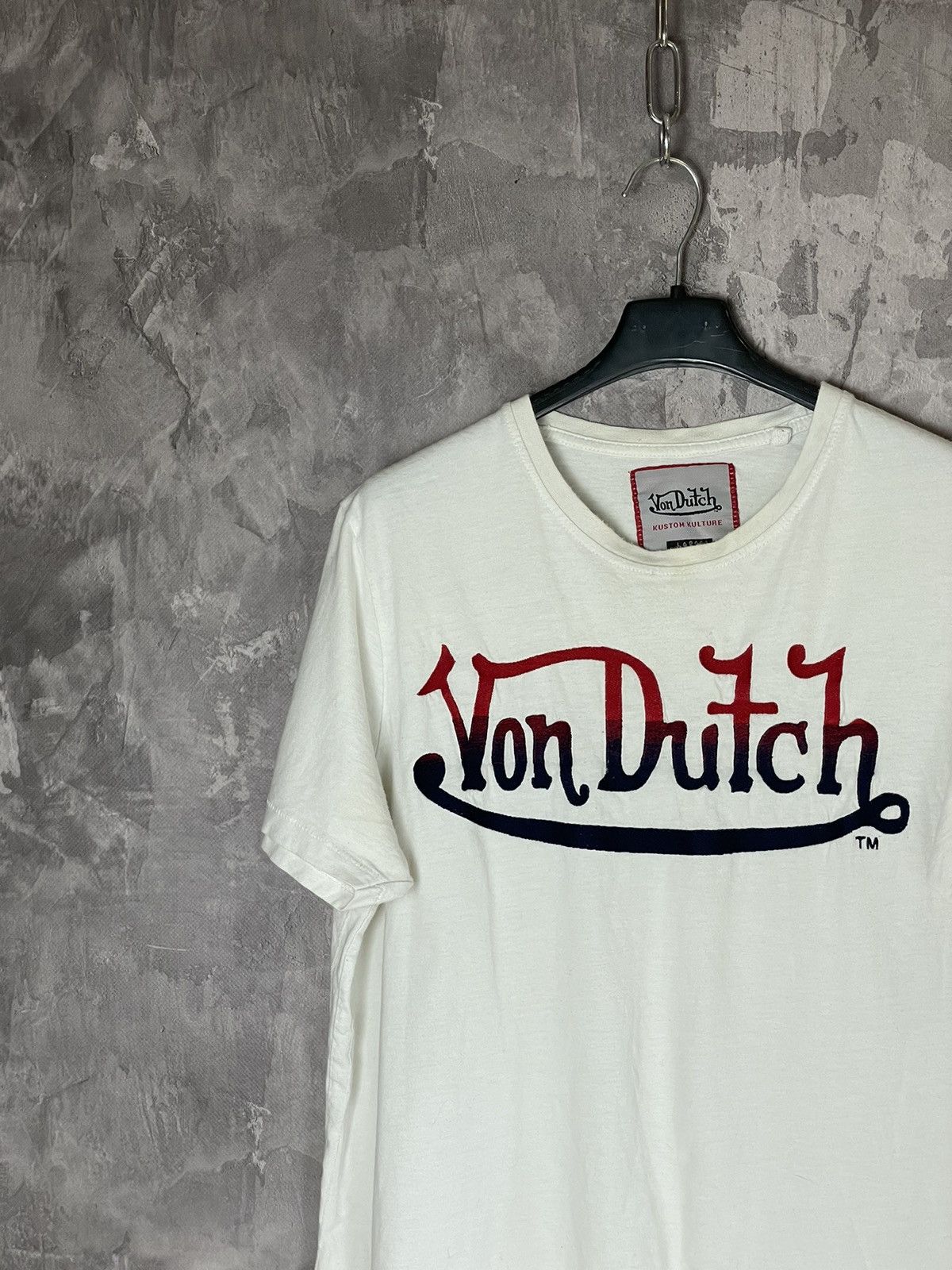 Von Dutch Von Dutch Classic Script Logo Stamp Graphic Tshirt Size US M / EU 48-50 / 2 - 3 Thumbnail