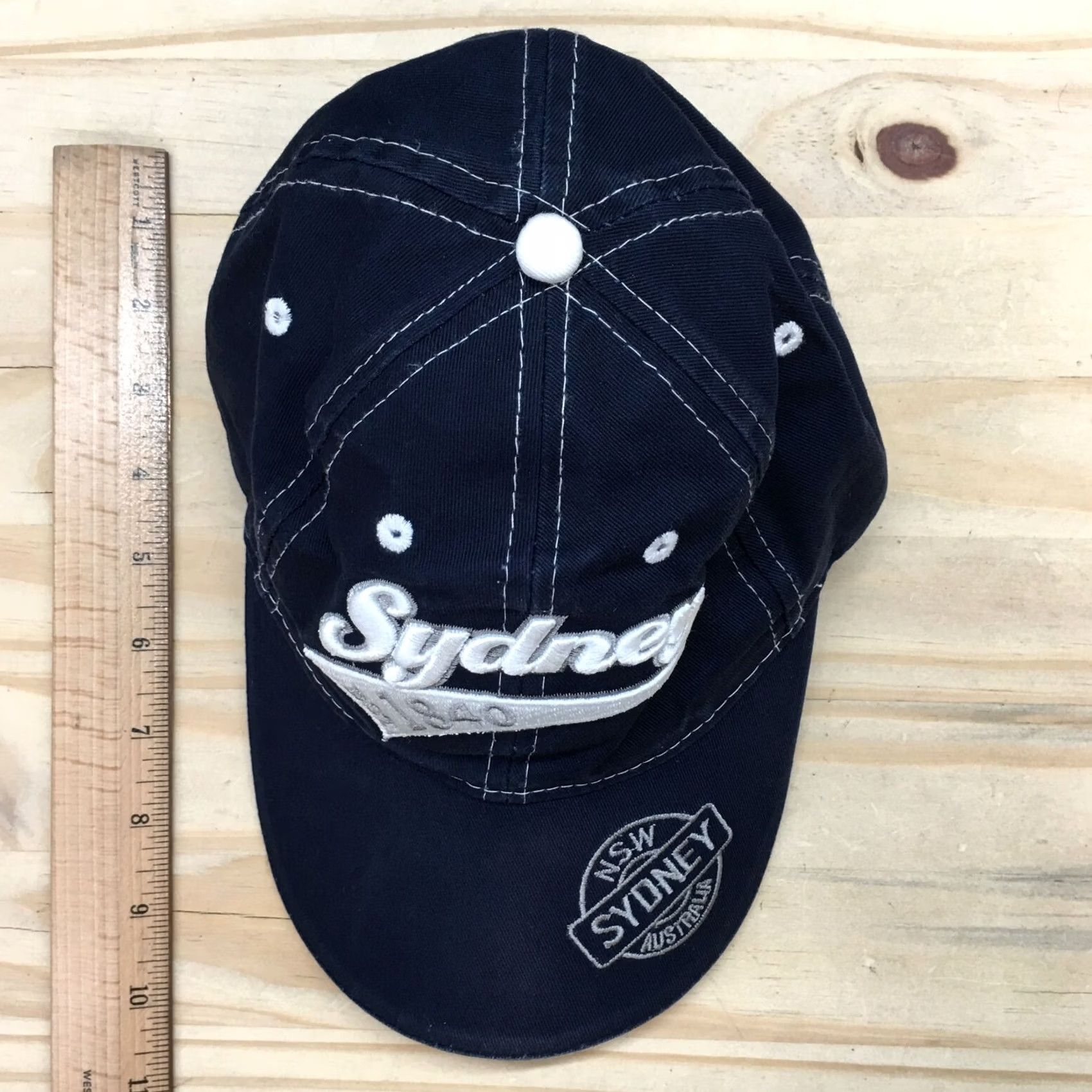 Logo 7 JoeyRoo Australia Baseball Hat Womens Blue OS Adjustable Embroidered Logo Size ONE SIZE - 4 Thumbnail