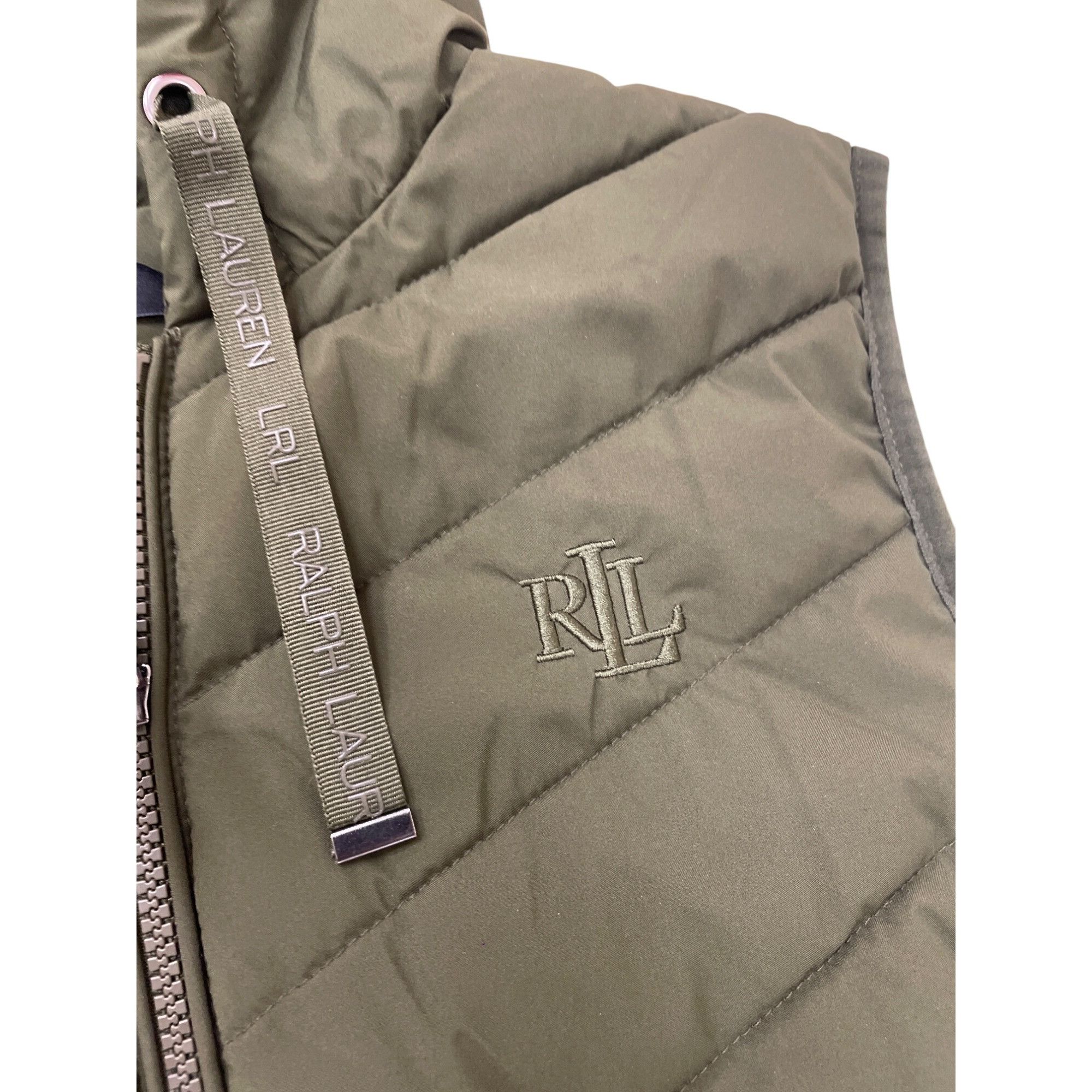 Lauren Ralph Lauren Ralph Lauren Lauren Womens Hooded Green Quilted Puffer Vest Size S / US 4 / IT 40 - 5 Thumbnail