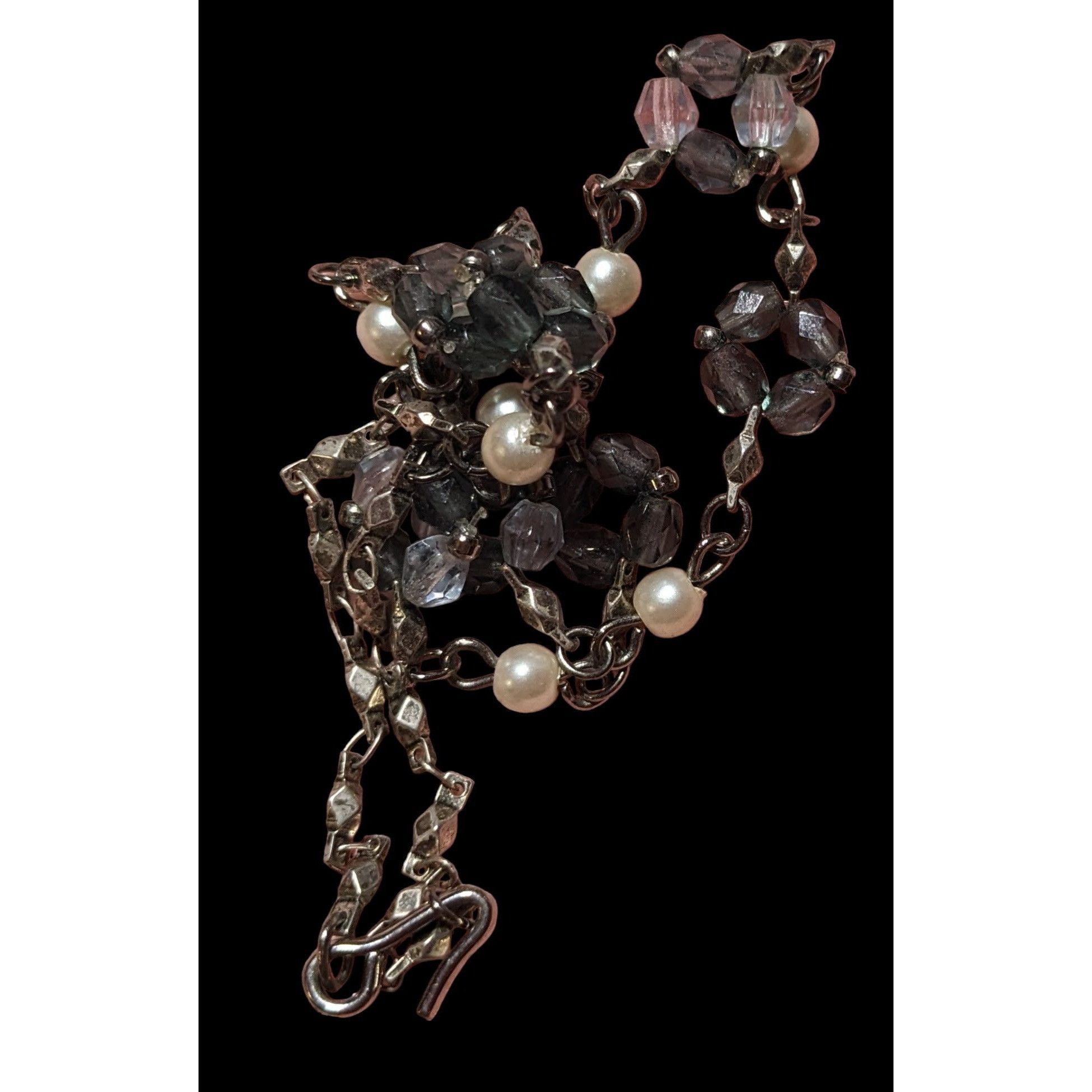 Other Minimalist Handmade Beaded Floral Necklace Size ONE SIZE - 4 Thumbnail